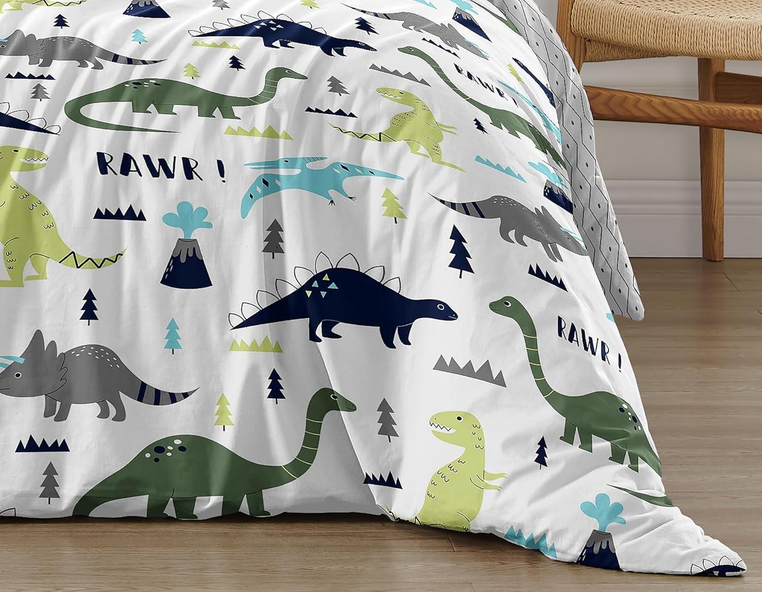 Mod Dinosaur 4 Piece Comforter Set