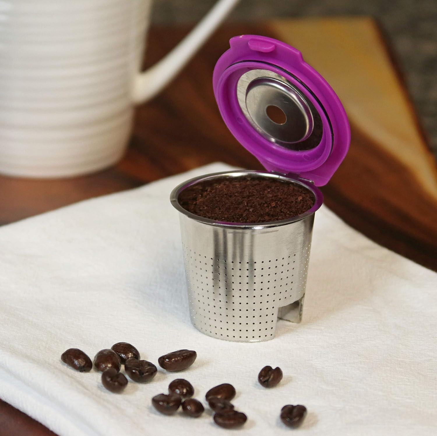 Cafe-Flow Stainless Steel Reusable Refillable Coffee Filter Cup by Perfect Pod