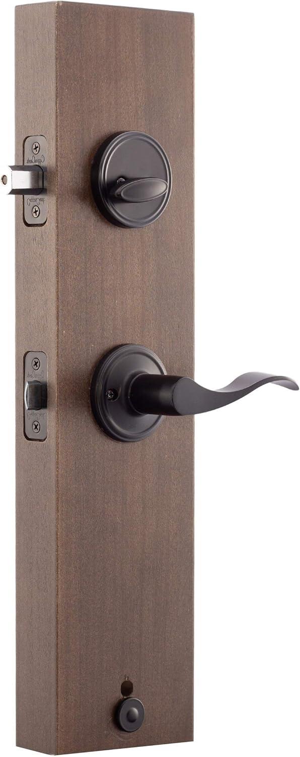 Copper Creek Copper Creek Handleset with Single Cylinder Deadbolt and Copper Creek Door Lever and Colonial Rosette