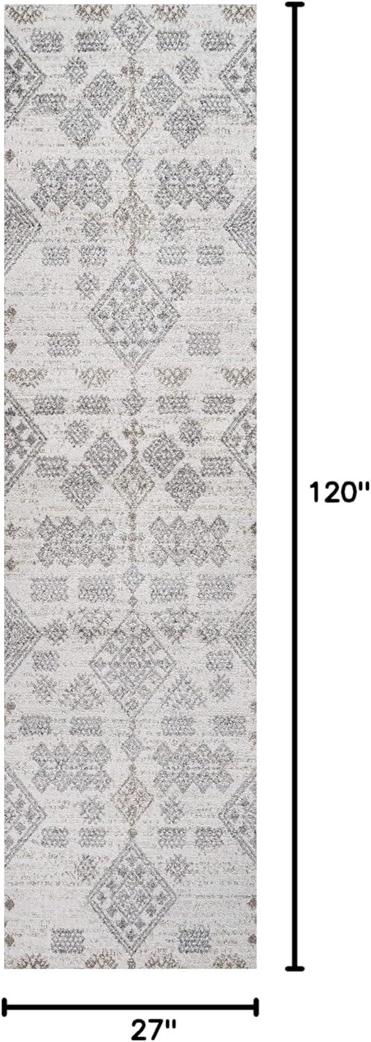 Bhalil Berber Diamond Geometric Area Rug  - JONATHAN Y