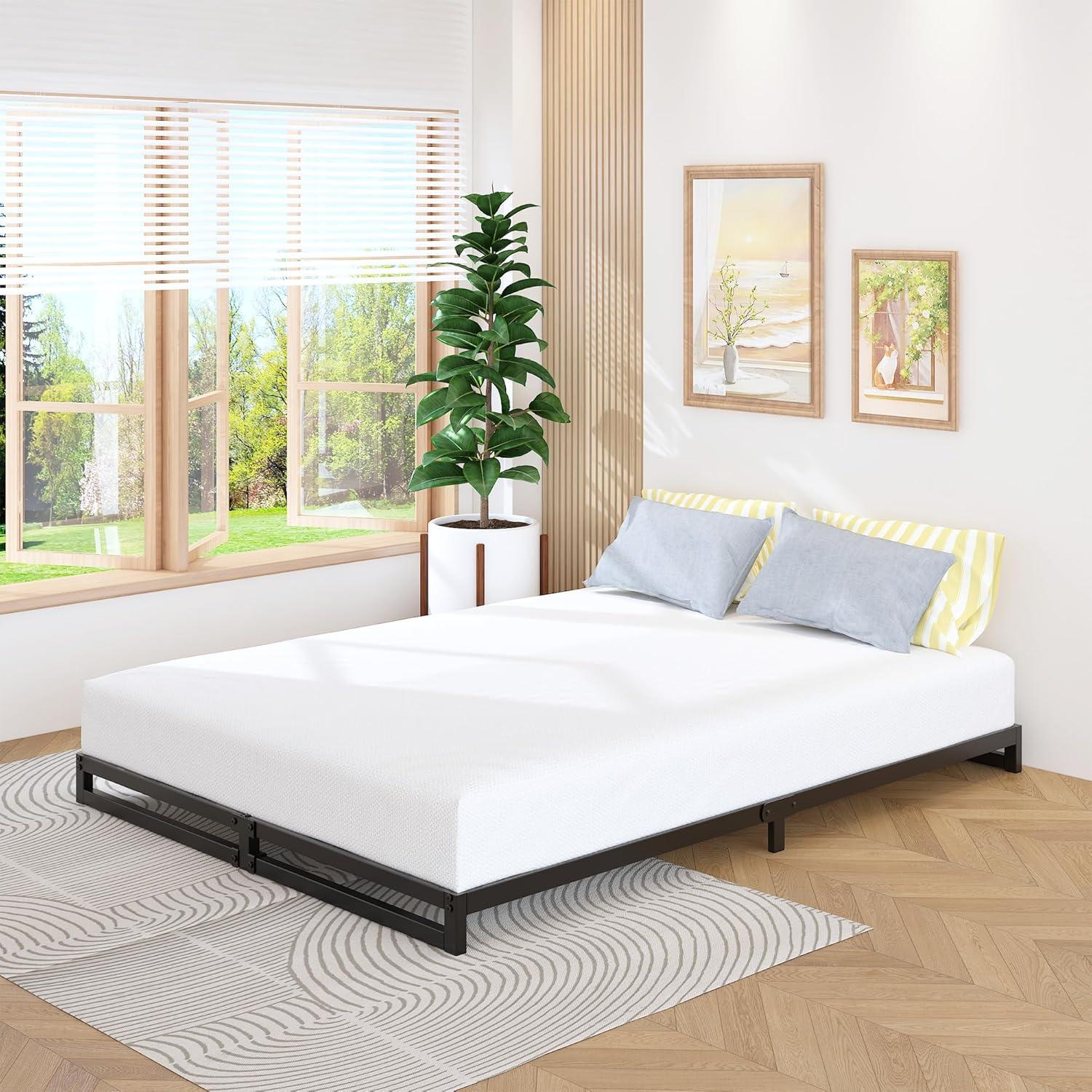 4 Inch Metal Platform Bed Frame