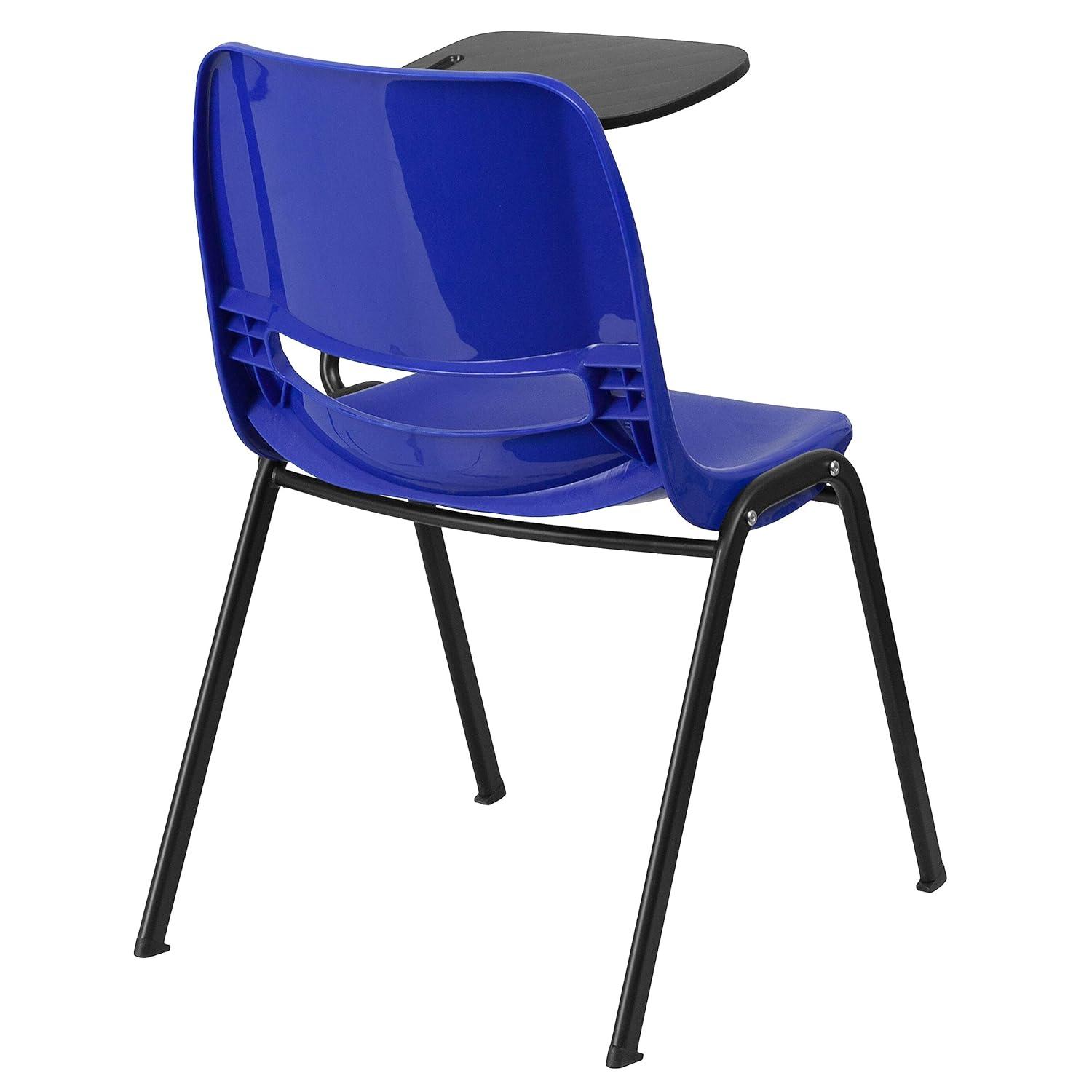 Flash Furniture Westley Ergonomic Shell Chair with Left Handed Flip-Up Tablet Arm