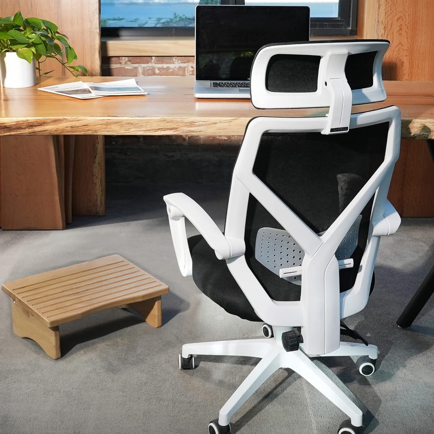 CONSDAN Consdan Footrest, Ergonomic Footrest for Under Desk at work, Nursing Footstool