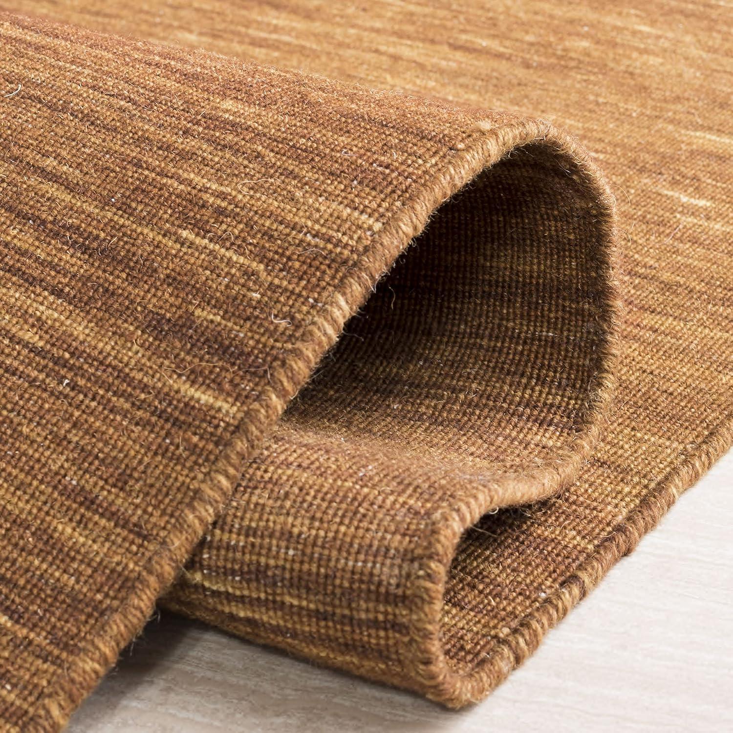 Kilim KLM850 Hand Loomed Area Rug - Brown - 5'x8' - Safavieh