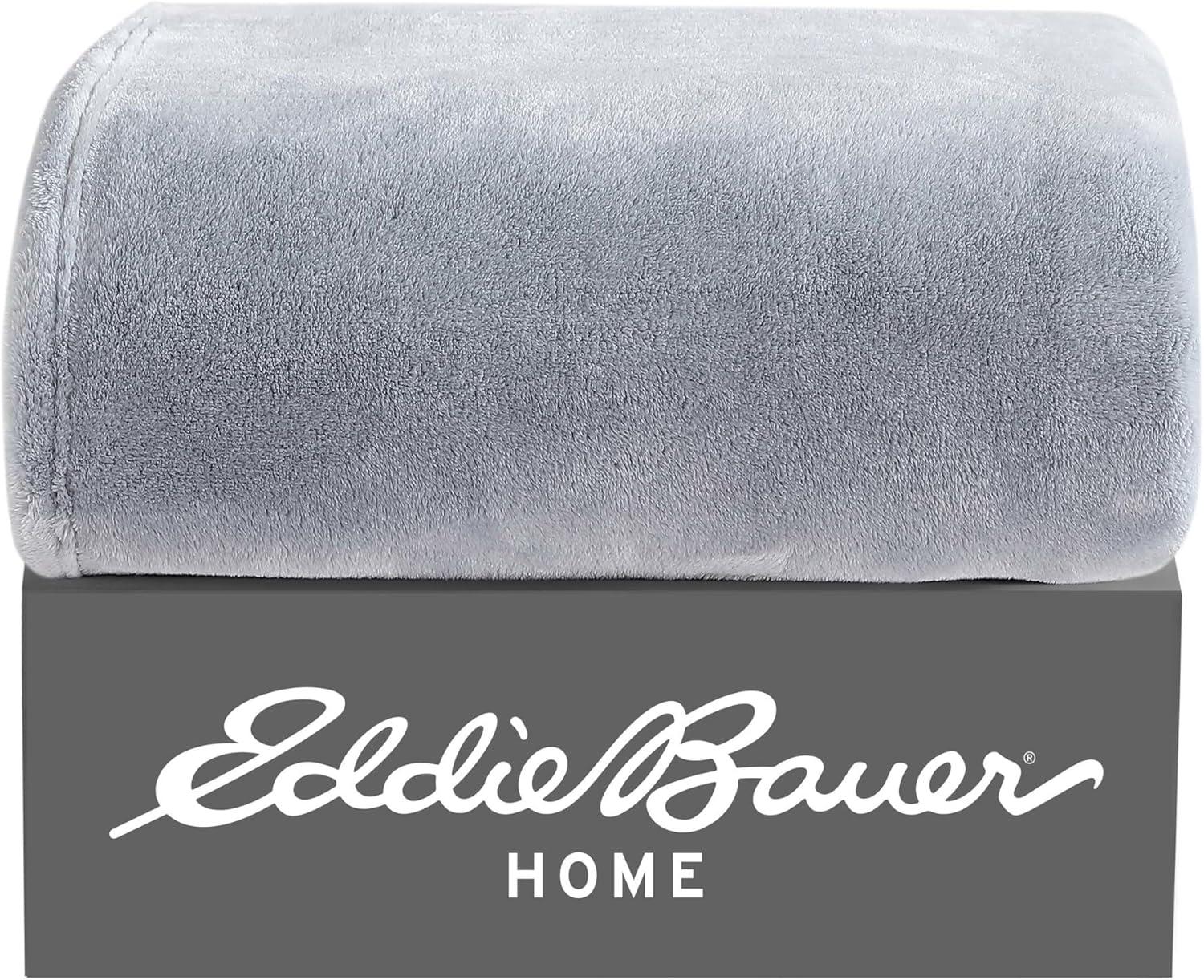 Eddie Bauer Eddie Bauer Ultra Lux Plush Solid Throw Blankets