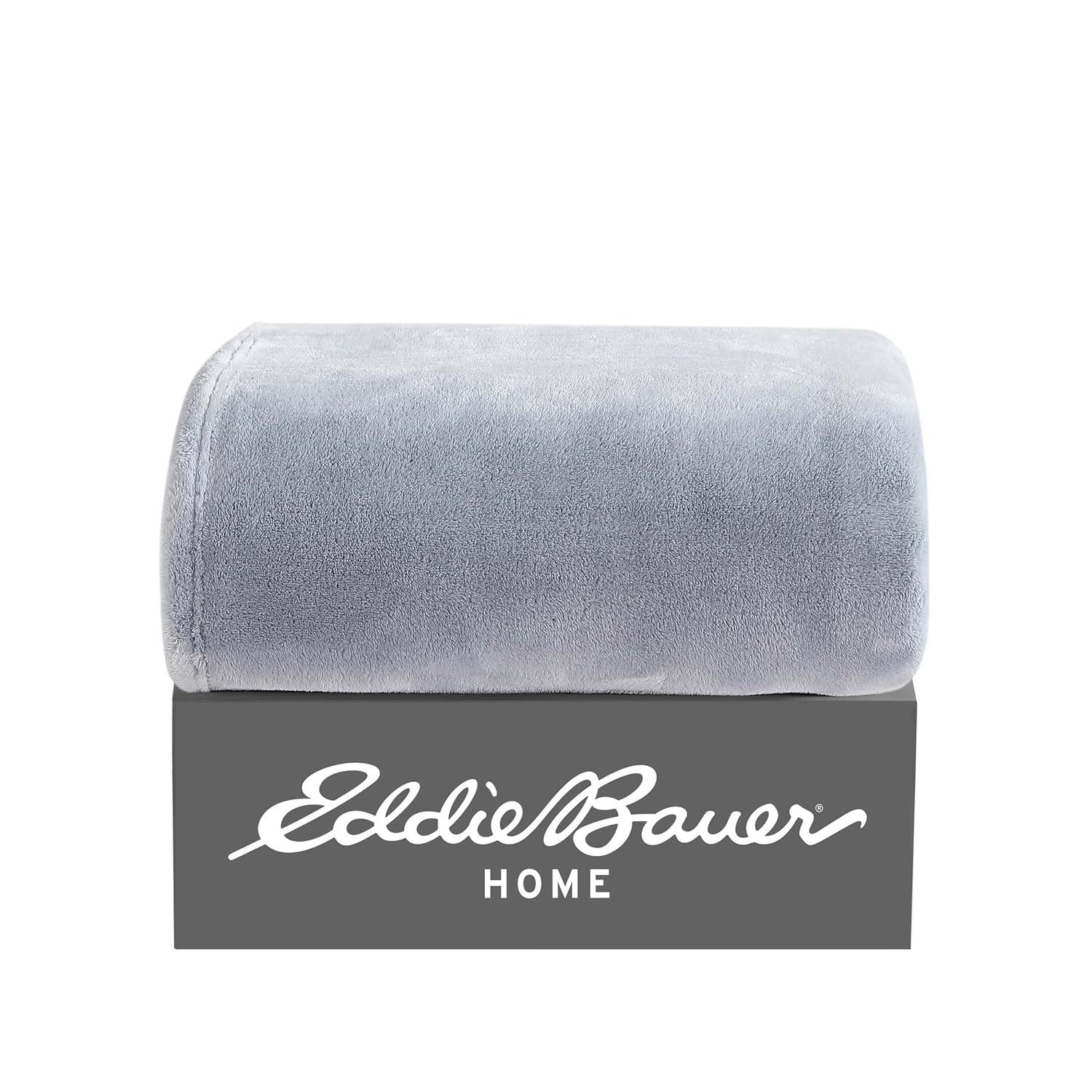 Eddie Bauer Eddie Bauer Ultra Lux Plush Solid Throw Blankets