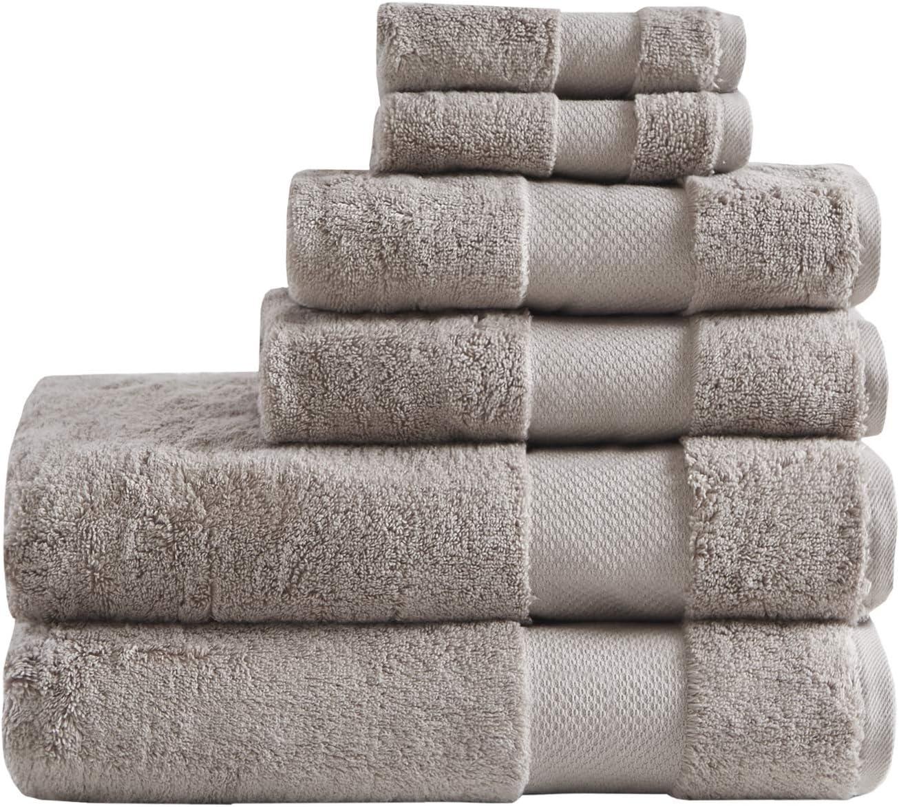 Turkish 6 Piece 100% Cotton Oversized Towel Set