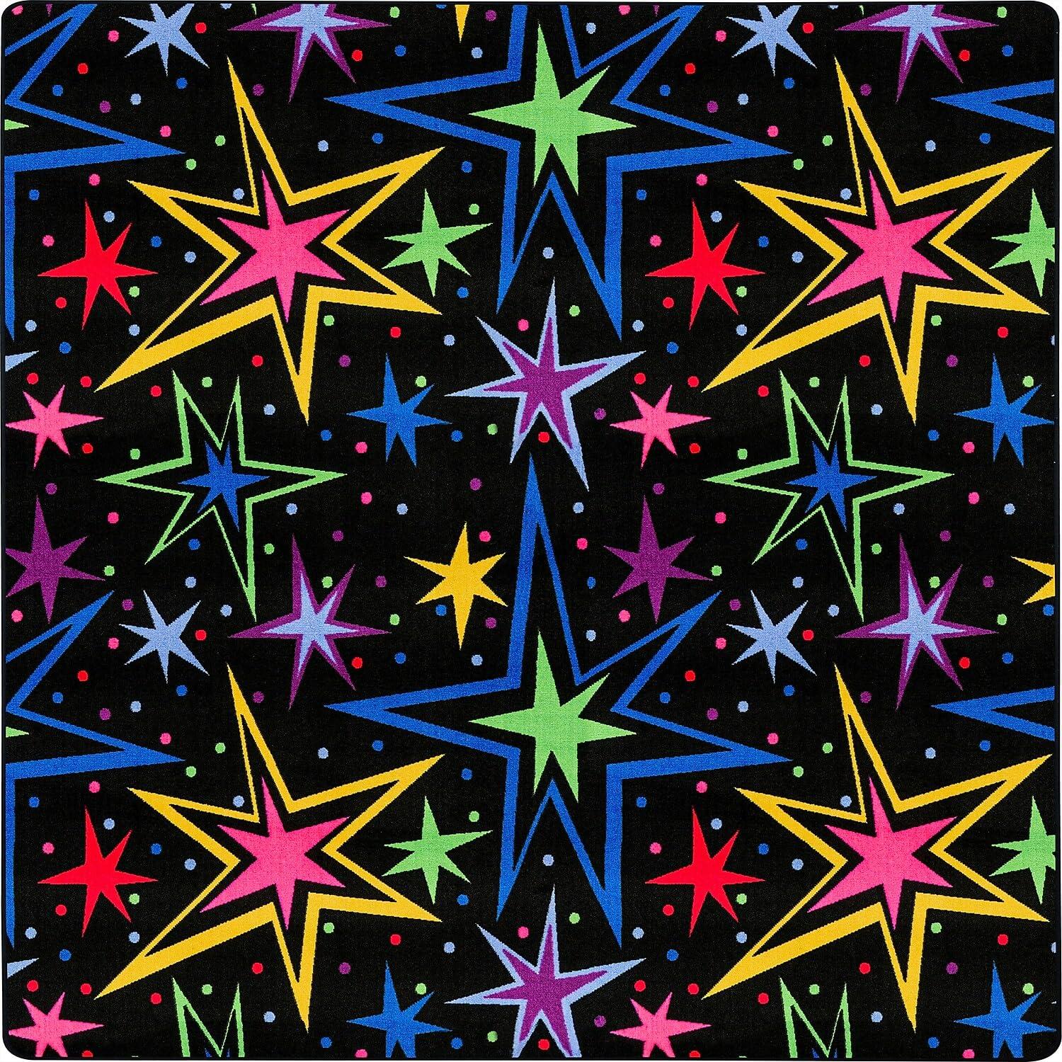 Joy Carpets Kapow Fluorescent Area Rug
