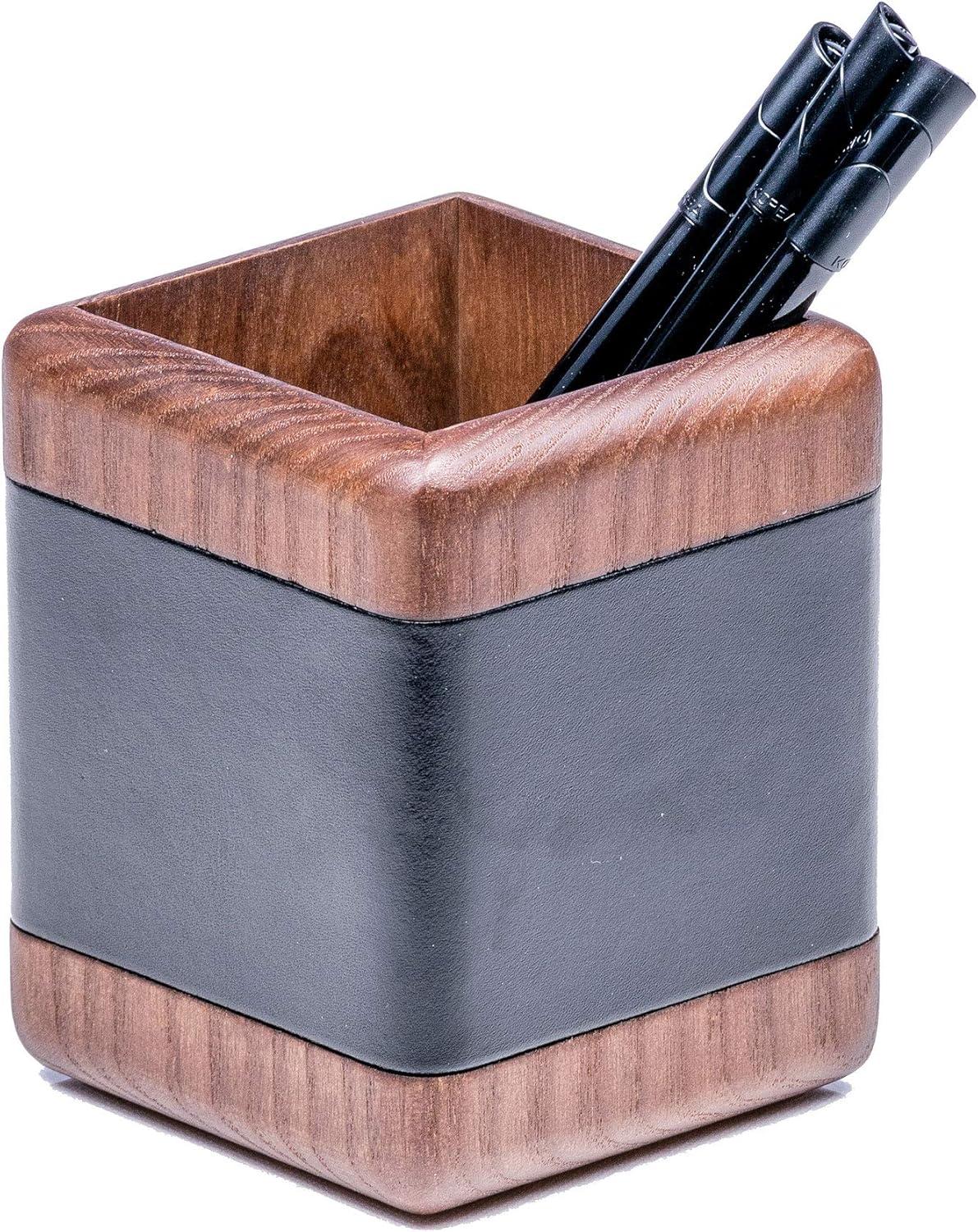 Dacasso Leather Desk Organizer Set
