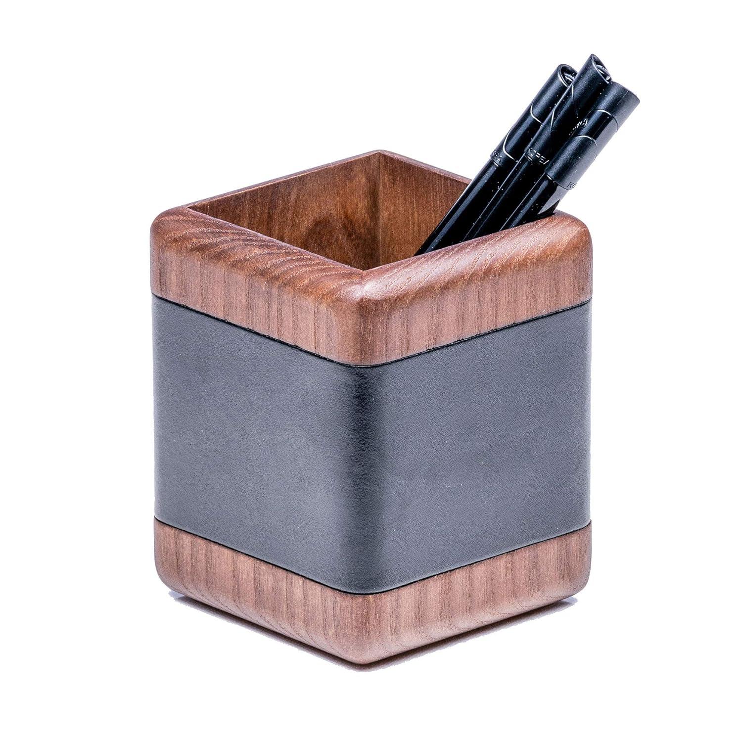 Dacasso Leather Desk Organizer Set