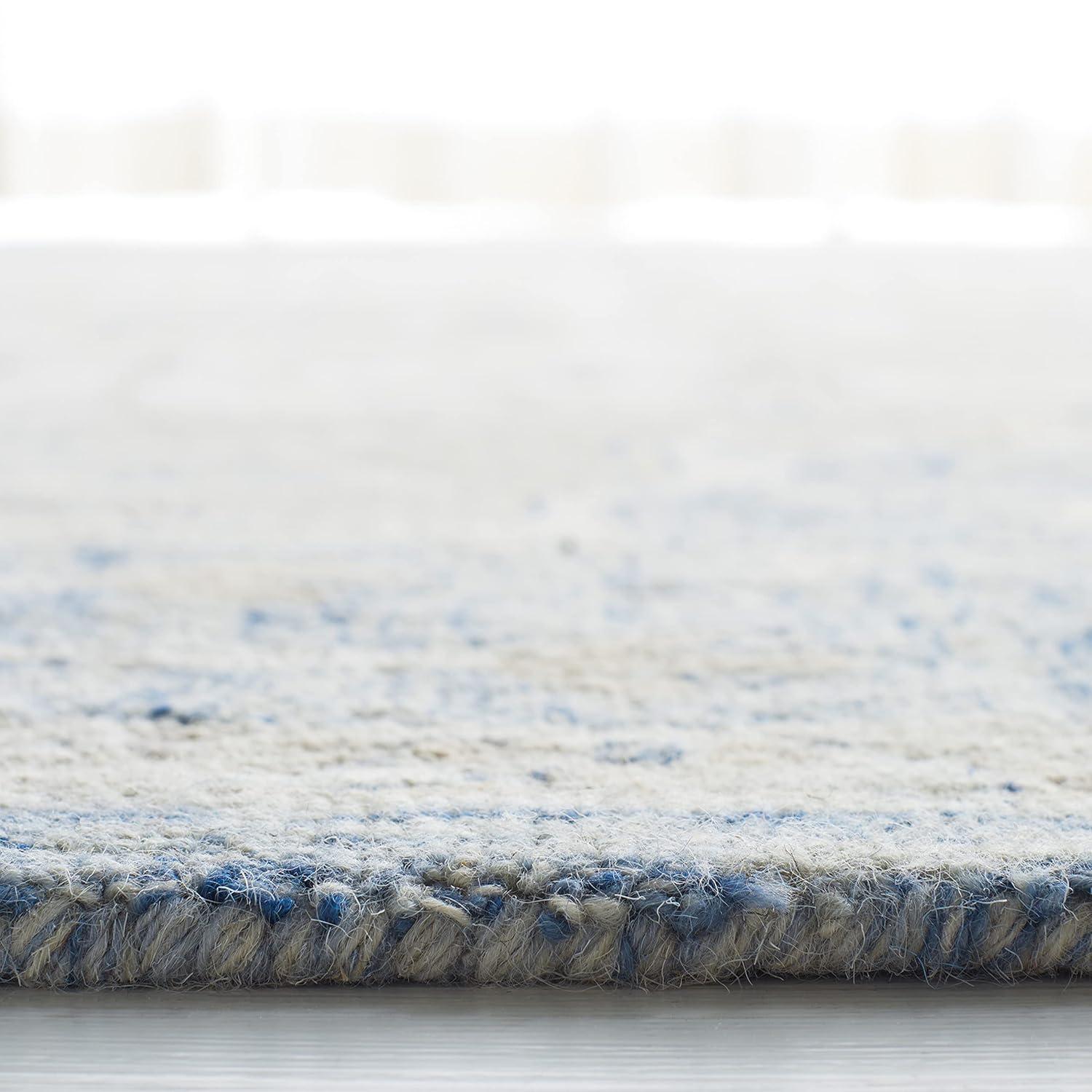 Micro-Loop MLP503 Hand Tufted Area Rug - Blue/Ivory - 5'x8' - Safavieh.