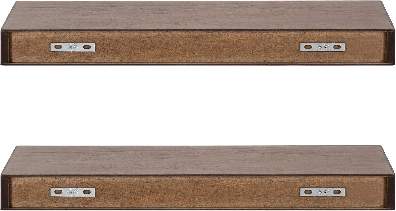 2pc 24" Havlock Wood Shelf Set - Kate & Laurel All Things Decor