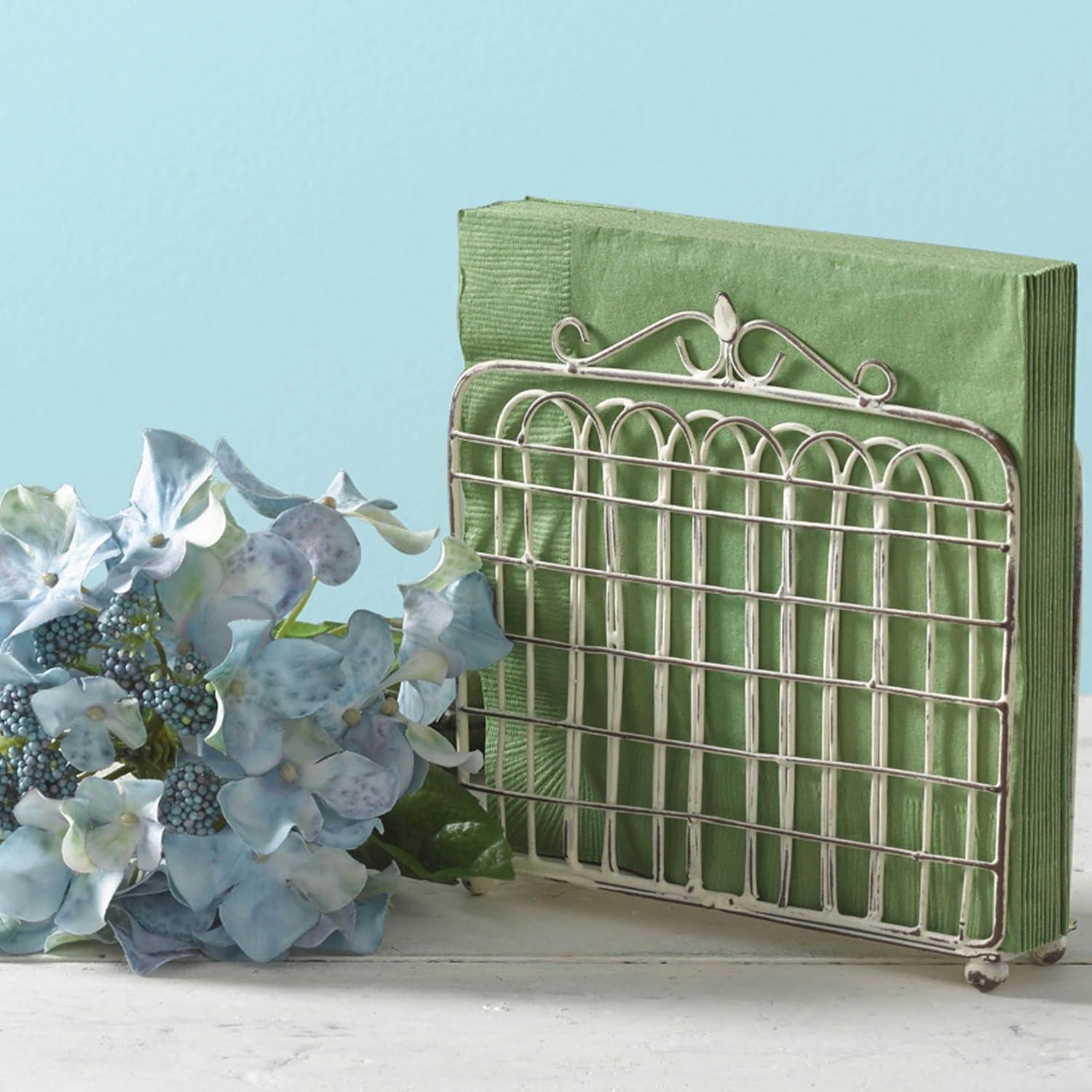 Park Designs Garden Gate Napkin Holder - Cream