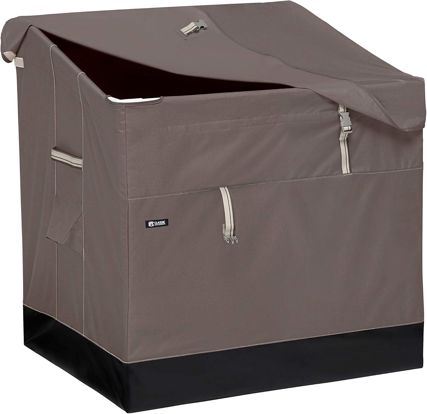 Classic Accessories 85 gal Ravenna Water-Resistant Steel Deck Box Beige