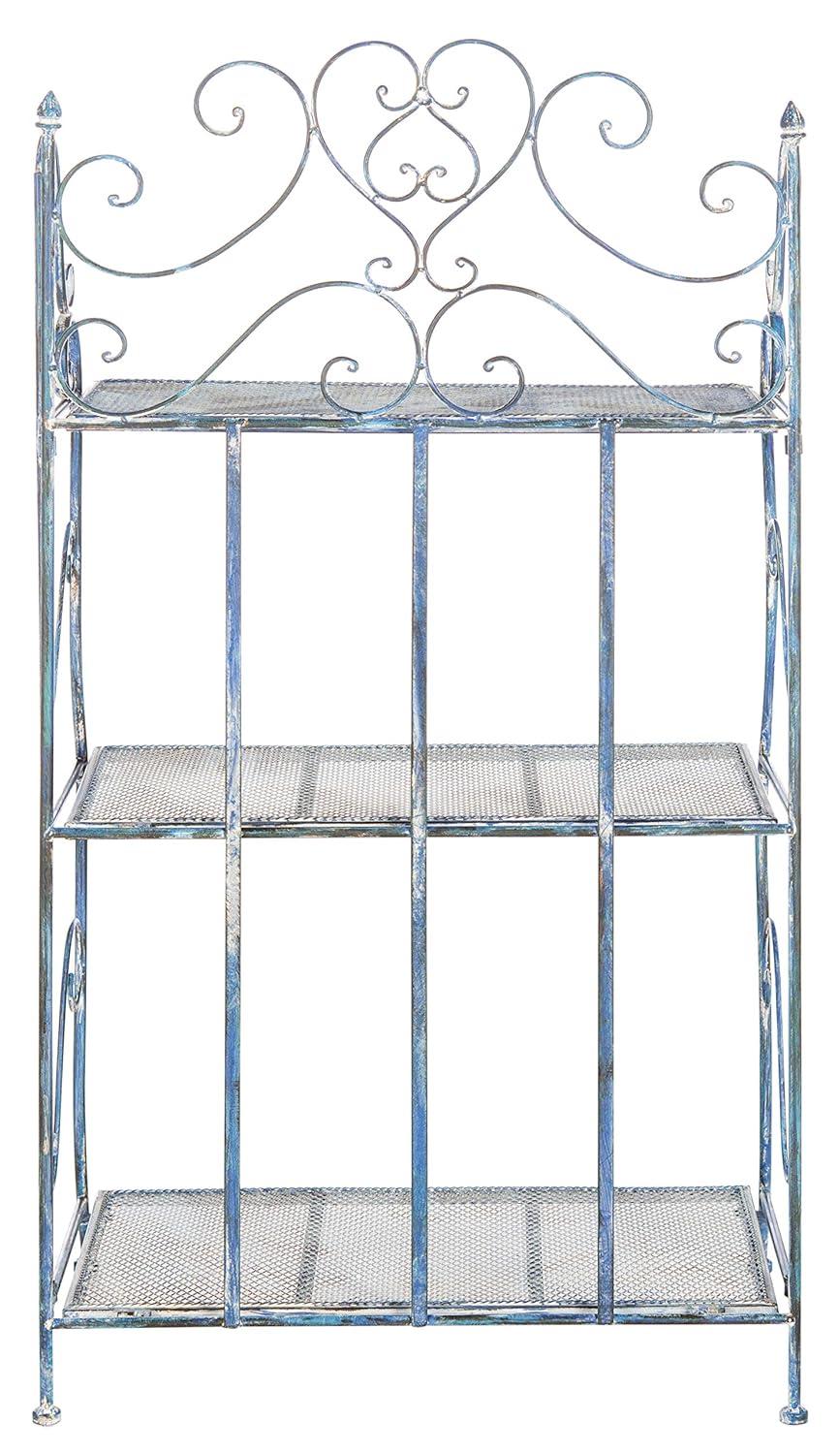 Torus 3-Tier Shelf - Indoor/Outdoor - PAT5022 - Antique Dark Green - Safavieh