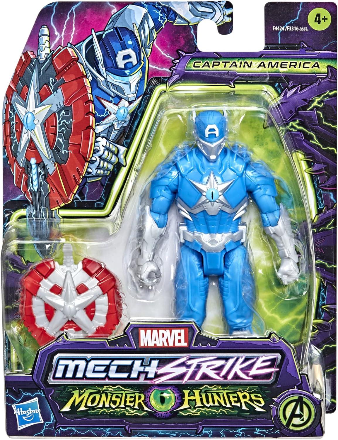 Marvel Avengers Mech Strike Monster Hunters Captain America, Walmart Exclusive