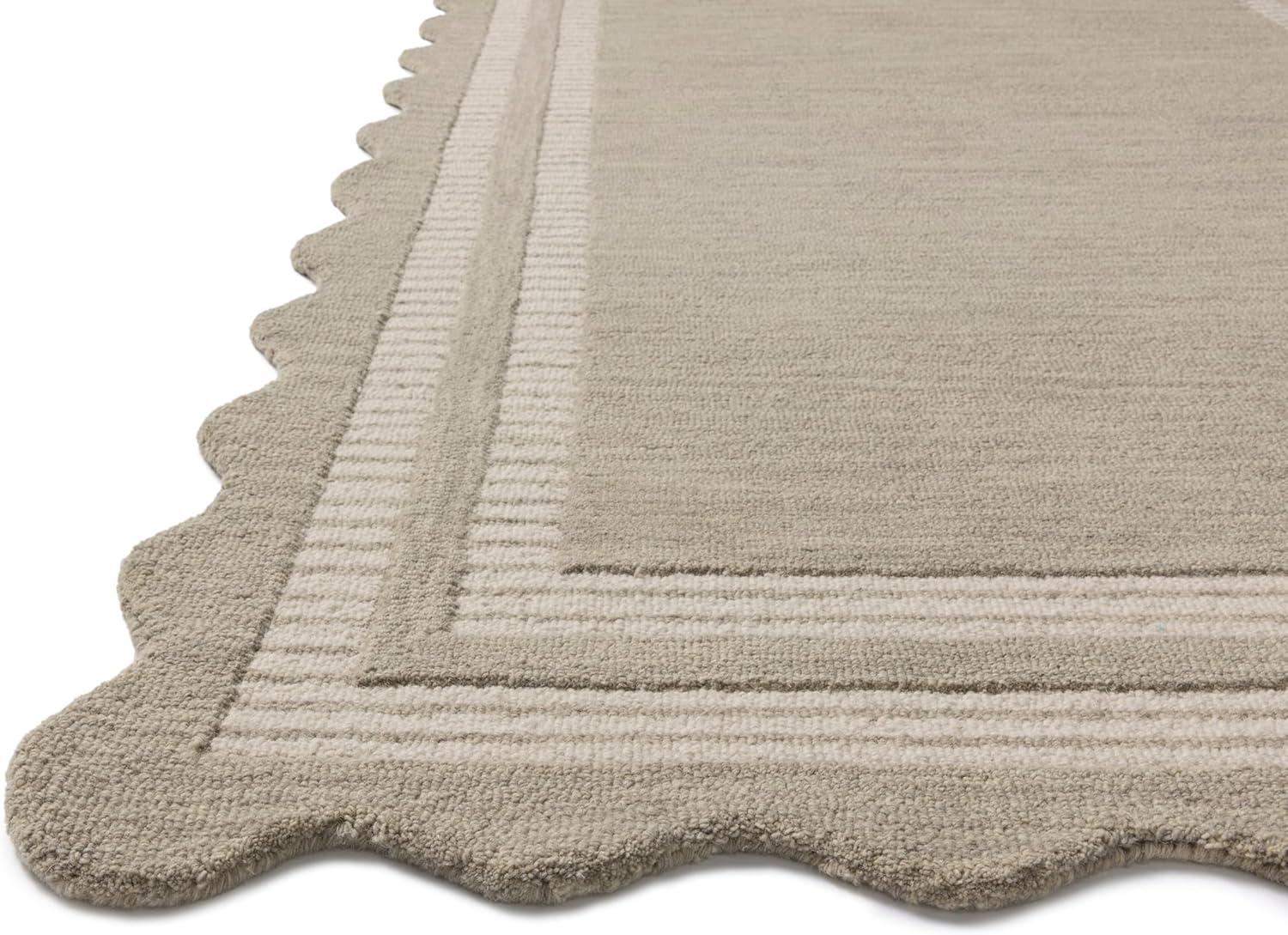 Chris Loves Julia x Loloi Scottie Fog / Ivory Area Rug