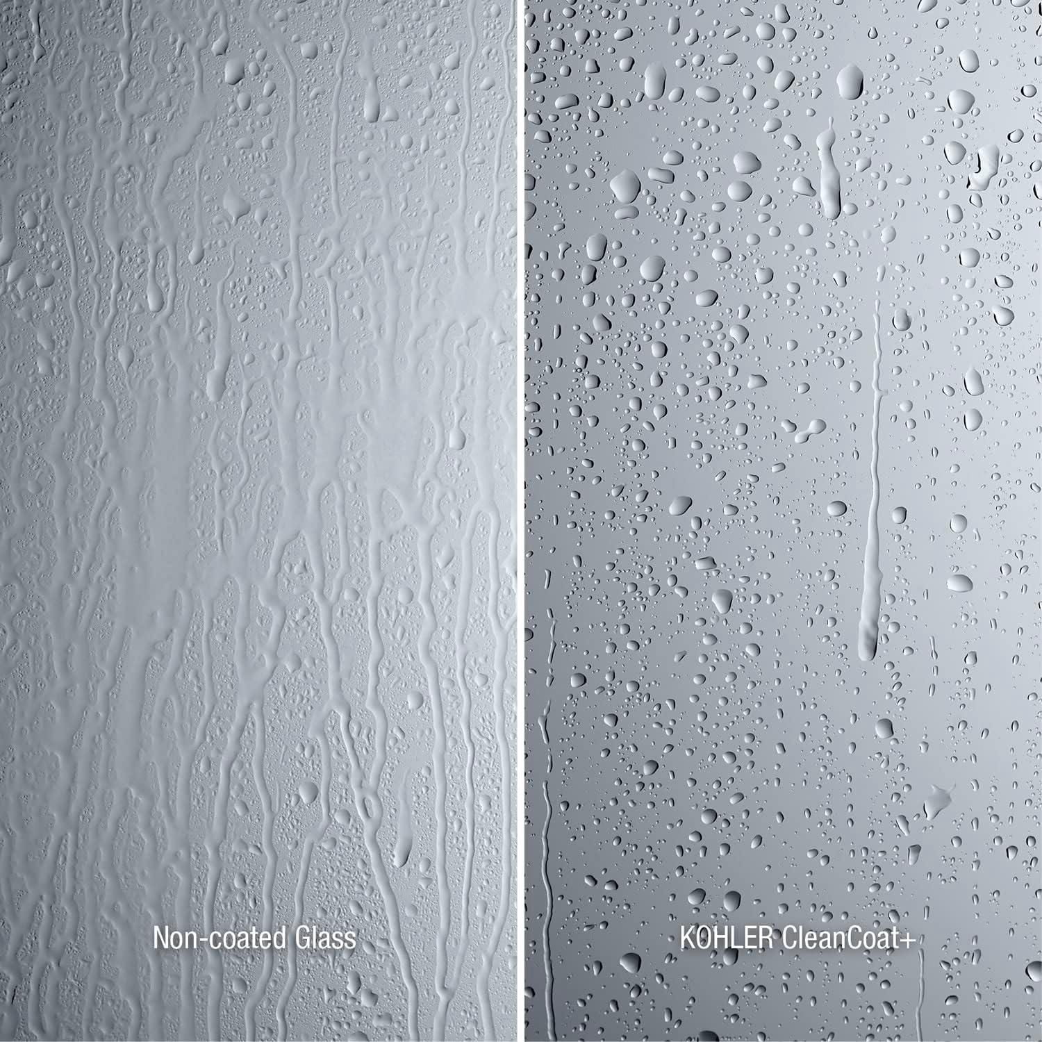 Revel 48'' x 74'' Pivot Shower Door with CleanCoat® Technology