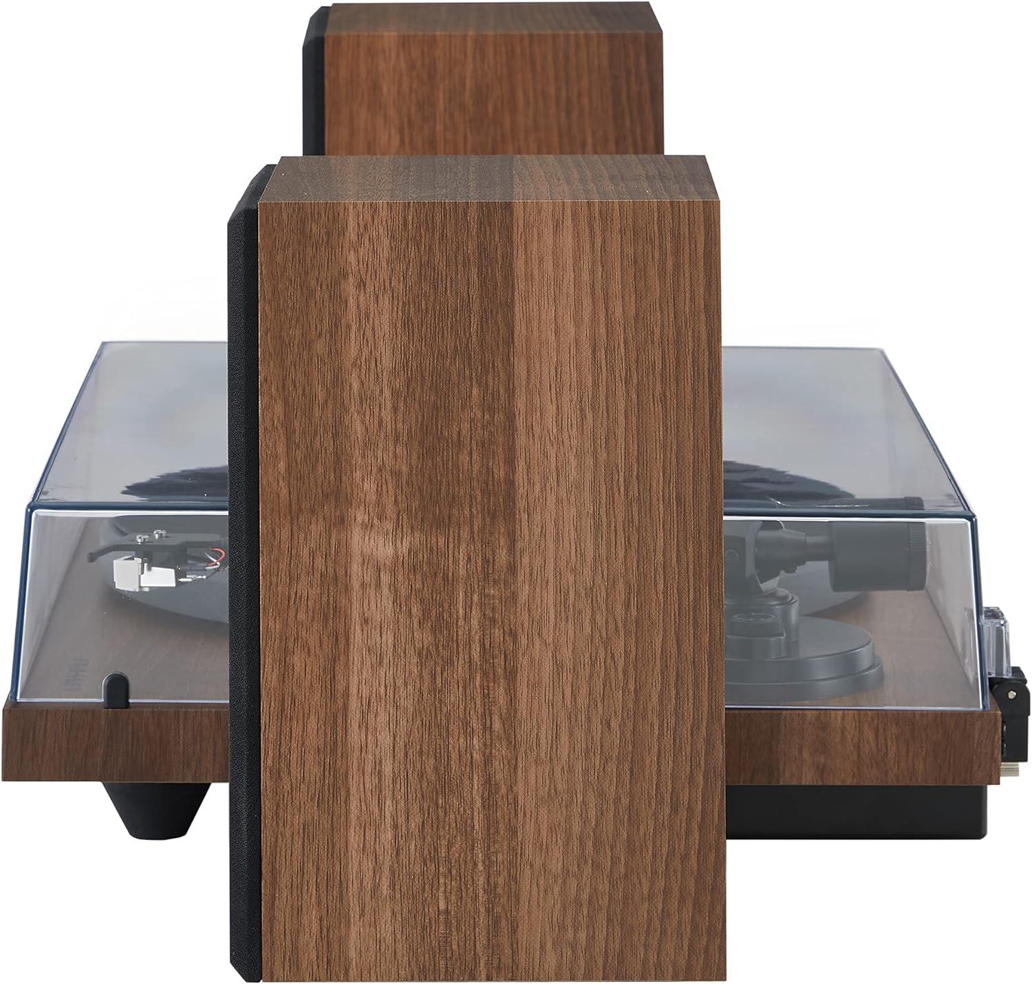 Crosley C62 Record Player & Speakers Shelf System