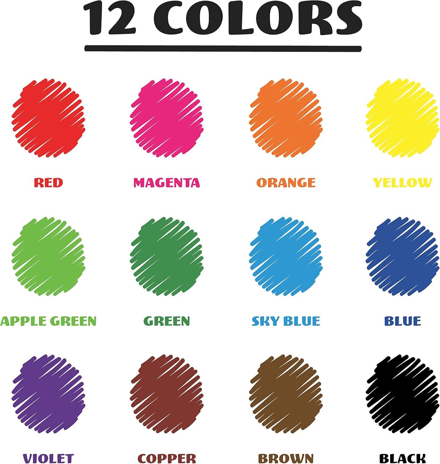 Chalkola Bulk Dry Erase Markers for Classroom (120 Pack, 12 Vibrant Colors) | Erasable, Low Odor, Chisel Tip WhiteBoard Markers, Dry Erase Pens for Kids, Teachers - Office, Home, School Supplies