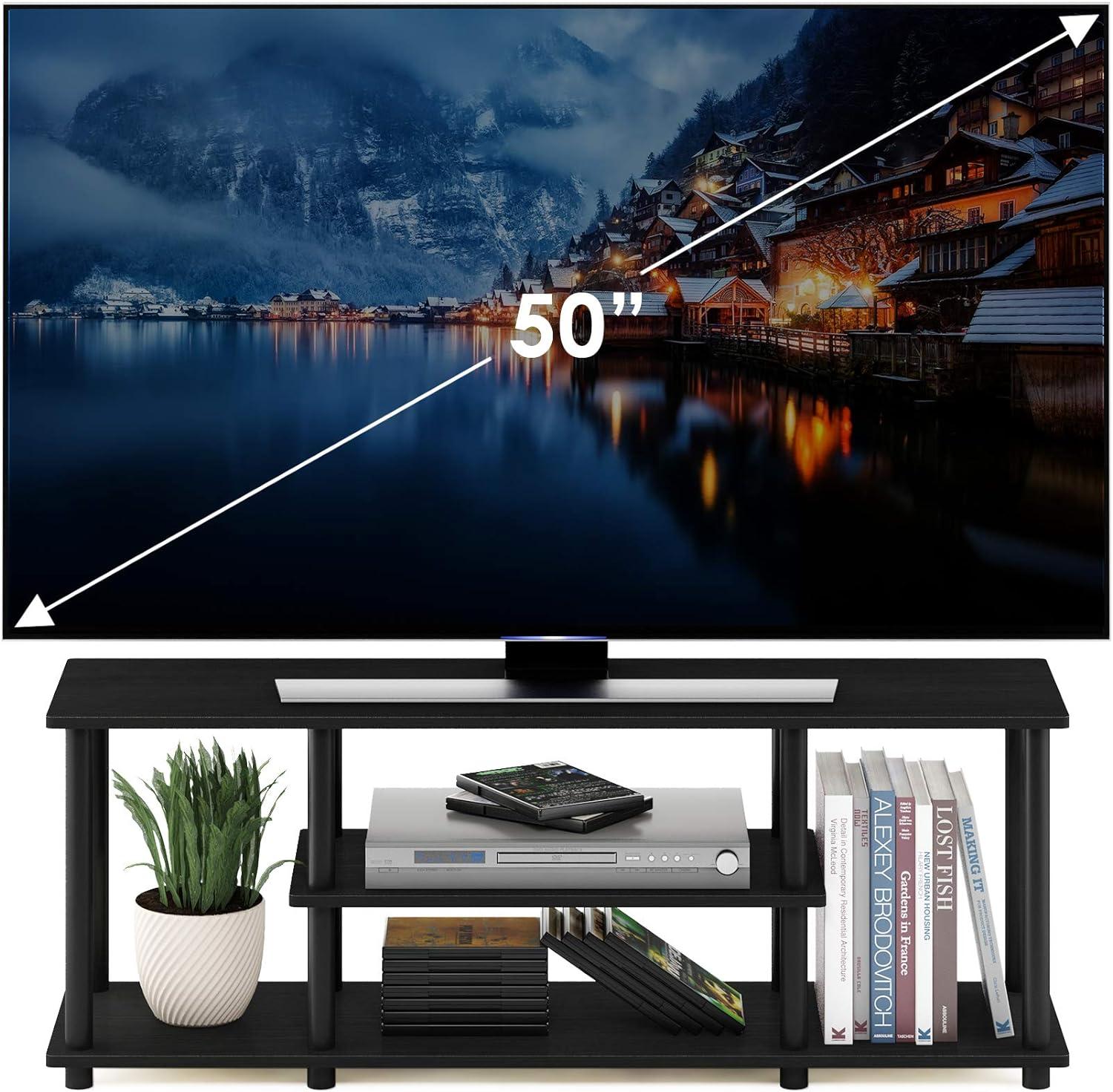 Furinno Turn-N-Tube No Tools 3D 3-Tier Entertainment TV Stands