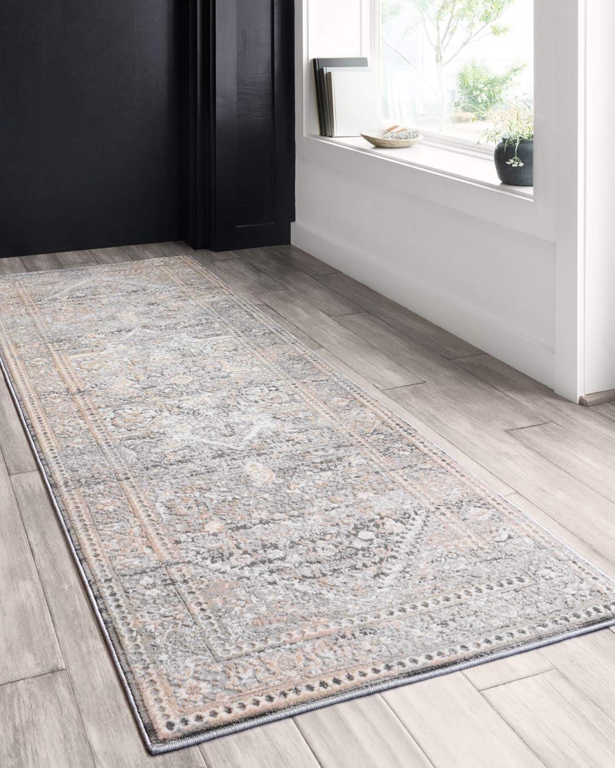 Loloi II Lucia Oriental Grey / Sunset Area Rug