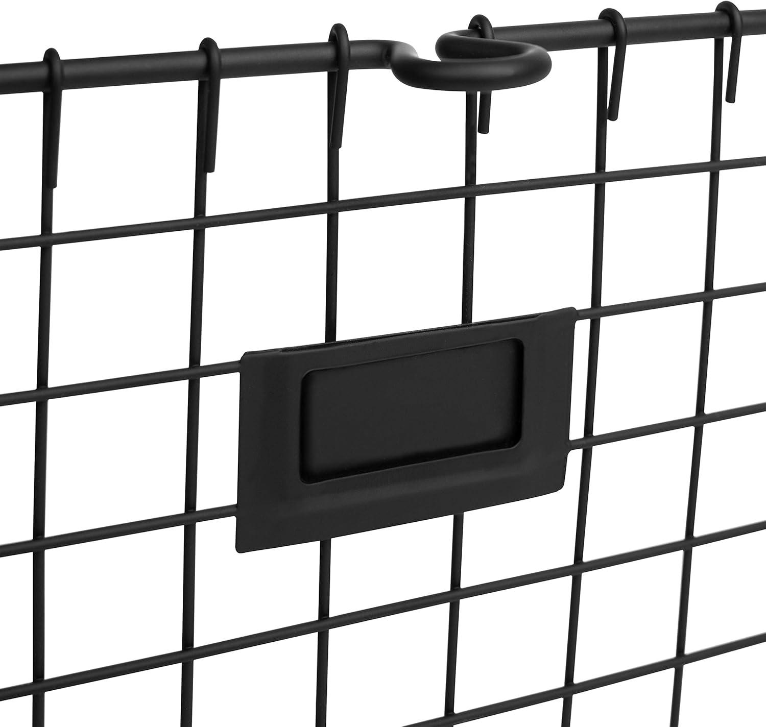Spectrum Diversified Small Storage Basket Light Silver: Metal Locker Storage & Portable Utility Organizer