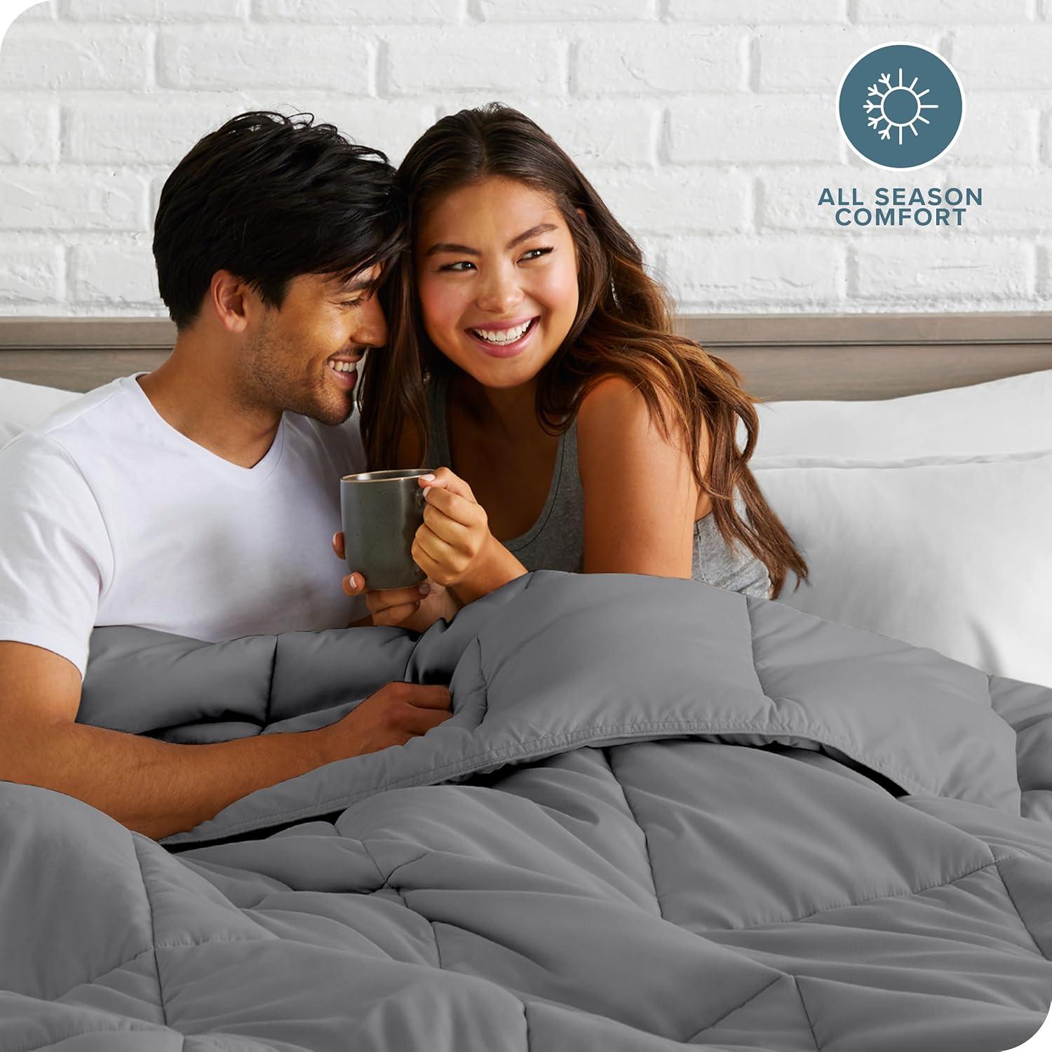 Bare Home Premium Ultra Soft Microfiber Reversible Comforter & Reviews | Wayfair