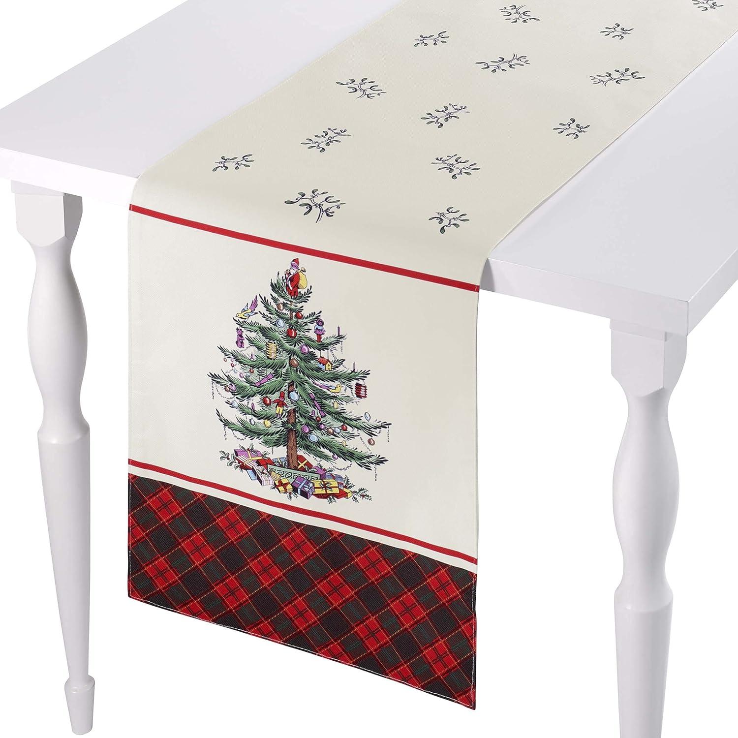 Christmas Tree Floral Tablecloth