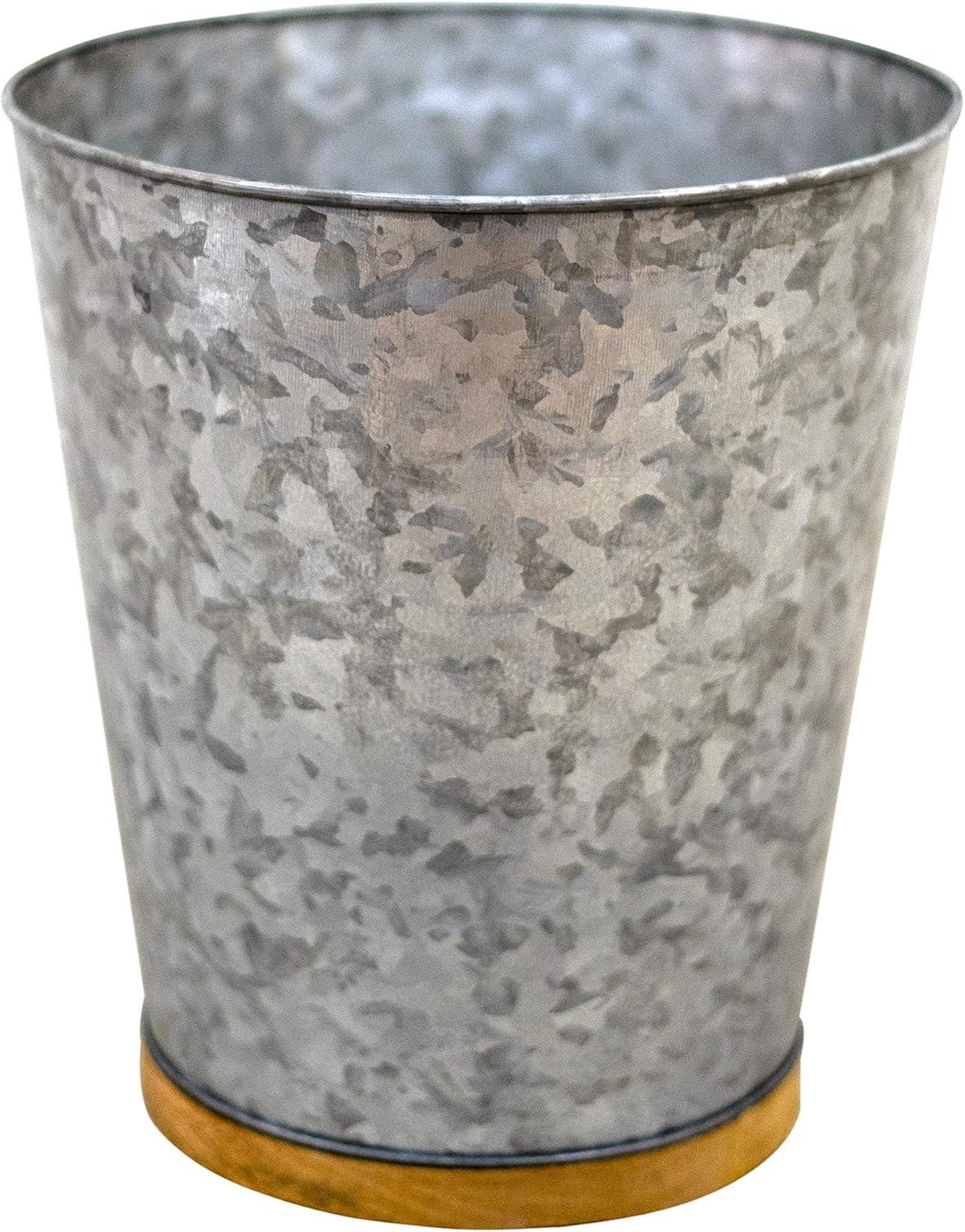 Nu Steel Confetti Bathroom Wastebasket : Microfiber, Machine Washable, Non-Slip Backing