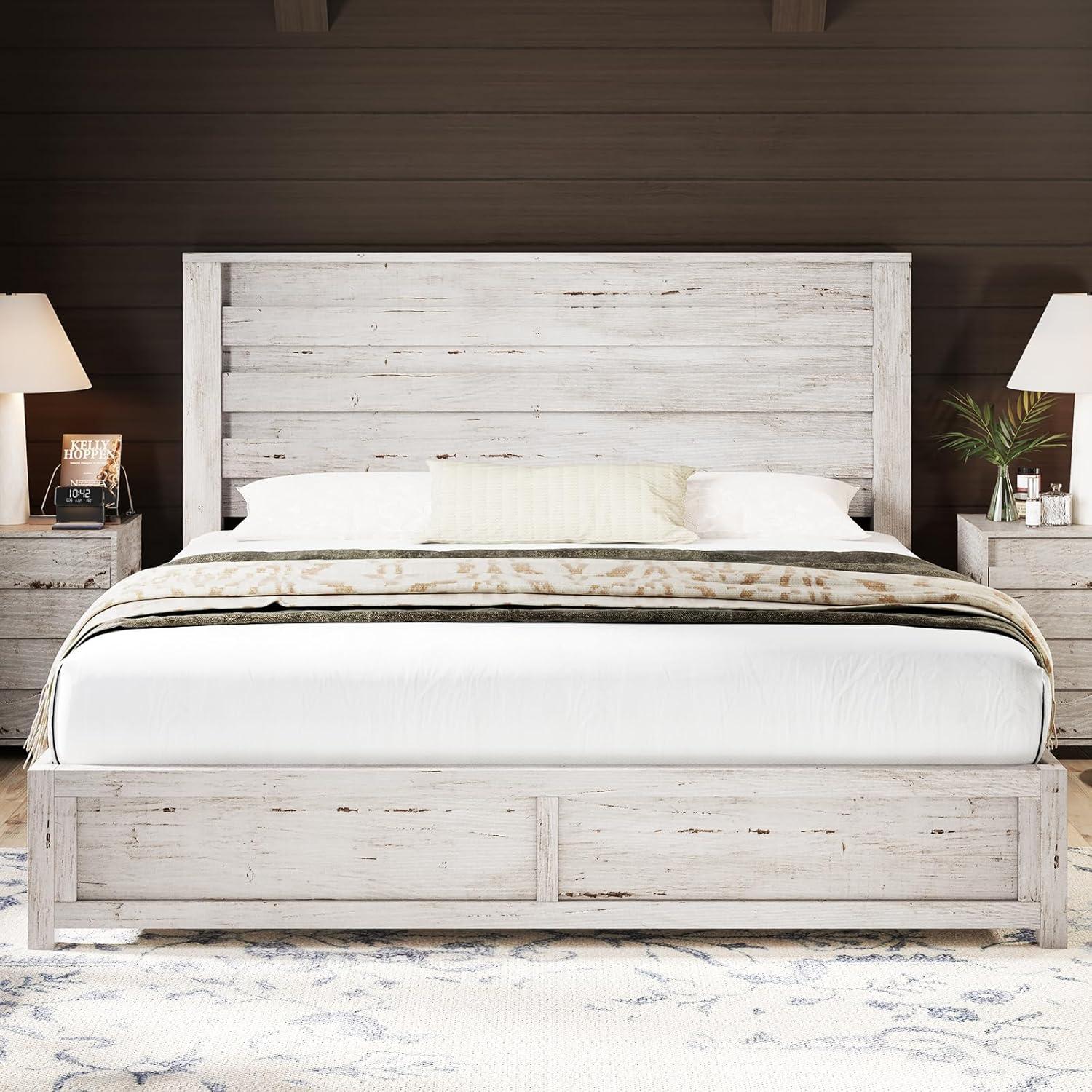 Louby 49" Farmhouse Platform Bed