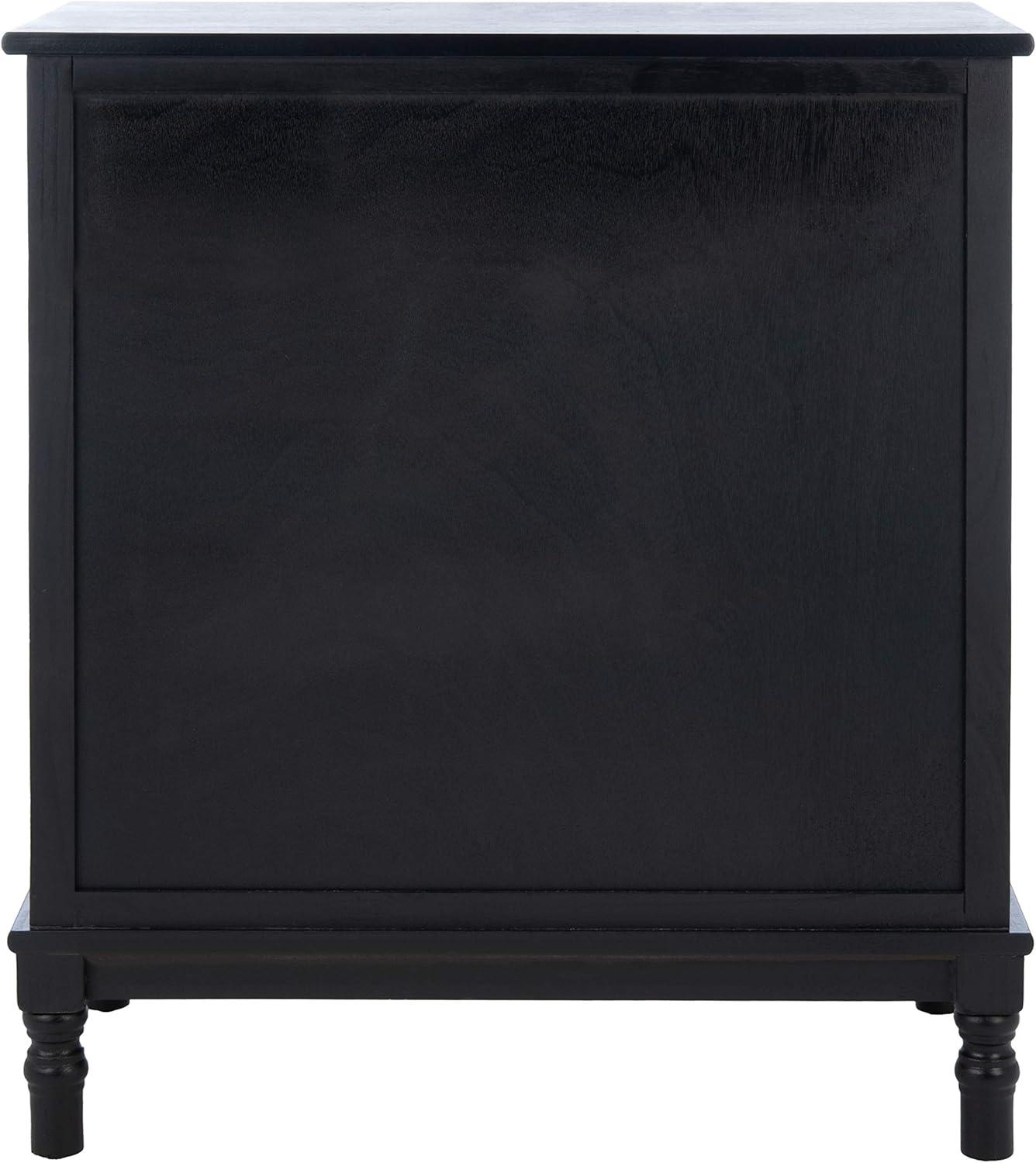 SAFAVIEH Tate 2-Drawer 2-Door Sideboard Black