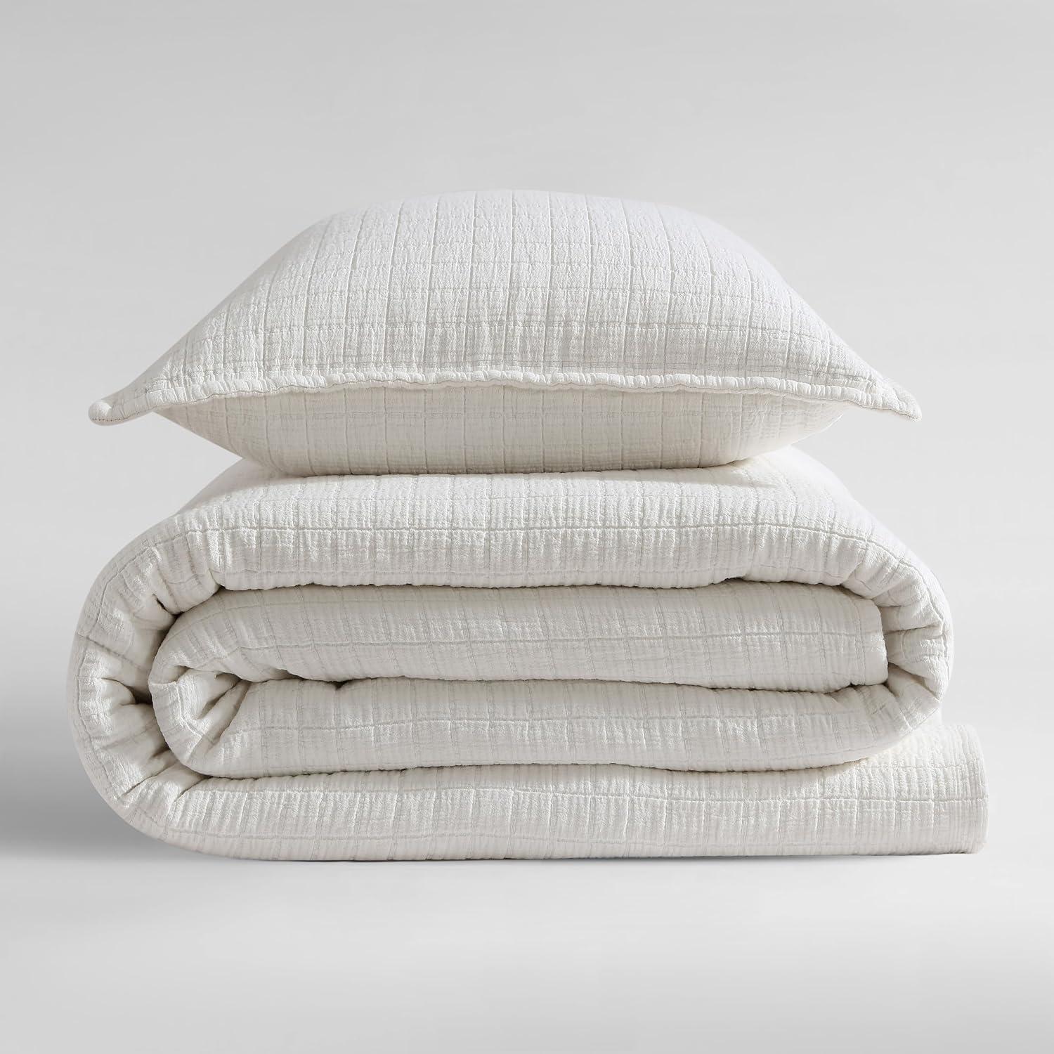 Calvin Klein Calvin Klein Essential Garment Washed Solid Reversible Cotton Coverlet