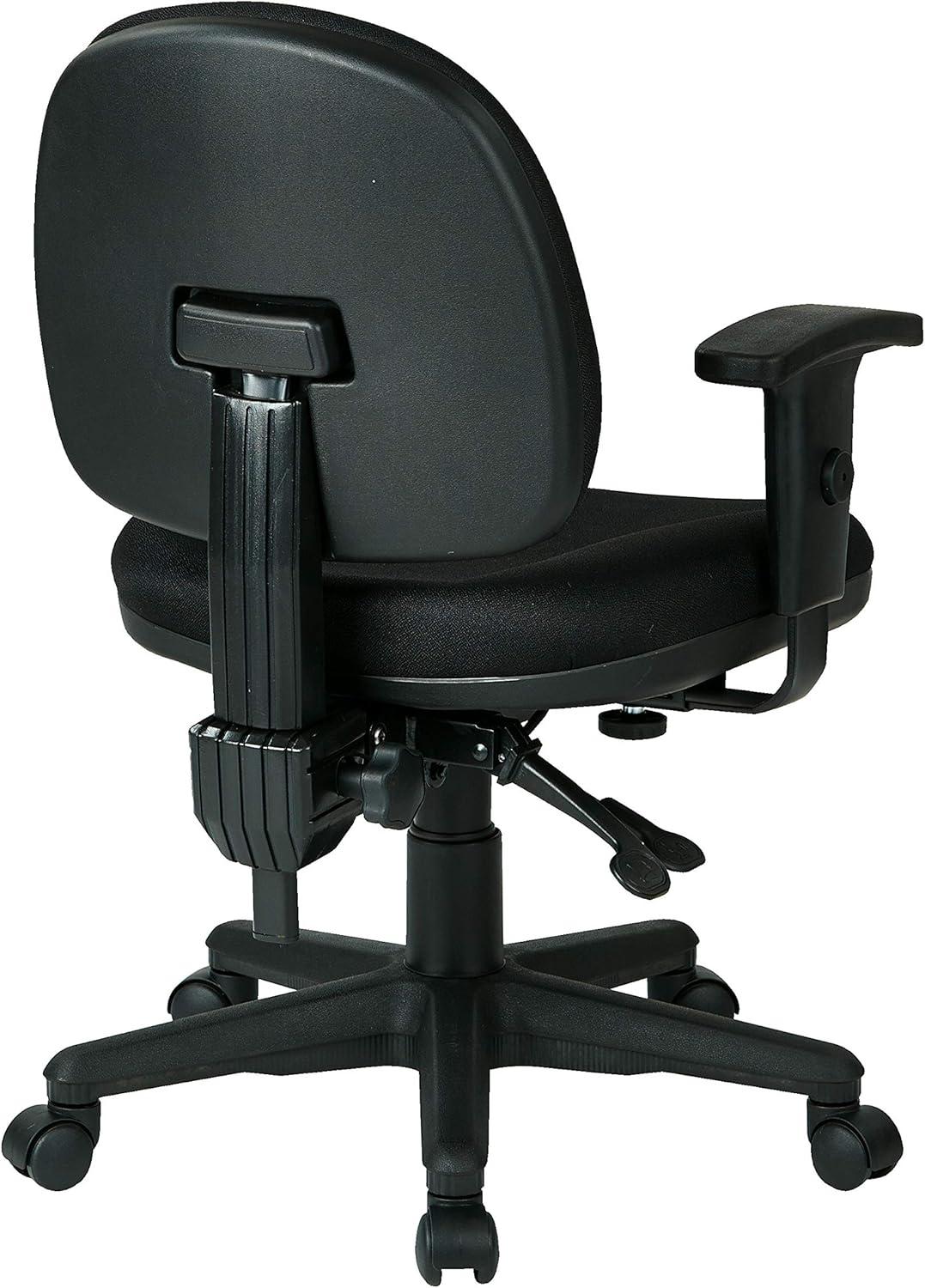 Icon Black Ergonomic Executive Office Chair with Adjustable Arms