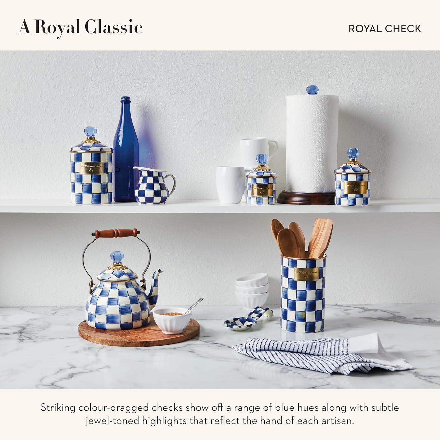 MacKenzie-Childs Royal Check® Canister