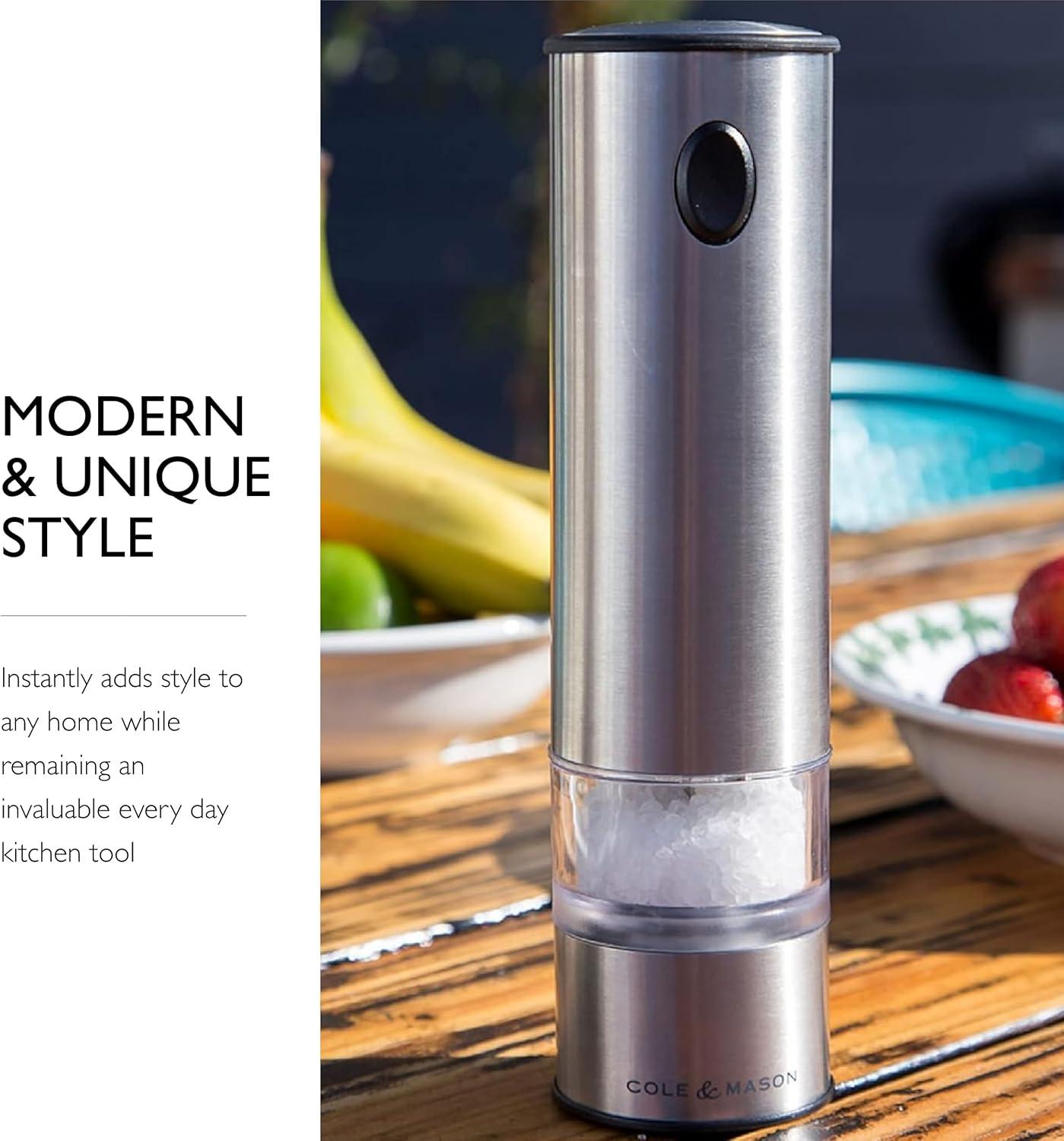 Cole & Mason Cole & Mason Battersea Electric Salt And Pepper Grinder Set