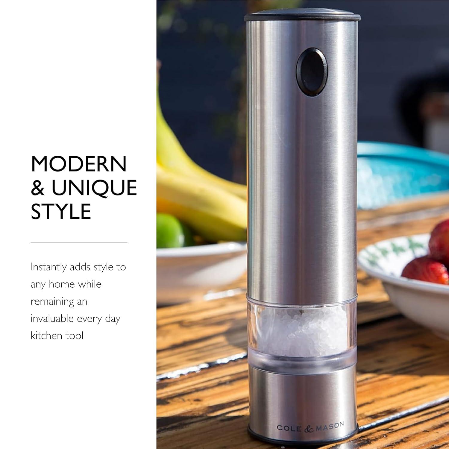 Cole & Mason Cole & Mason Battersea Electric Salt And Pepper Grinder Set