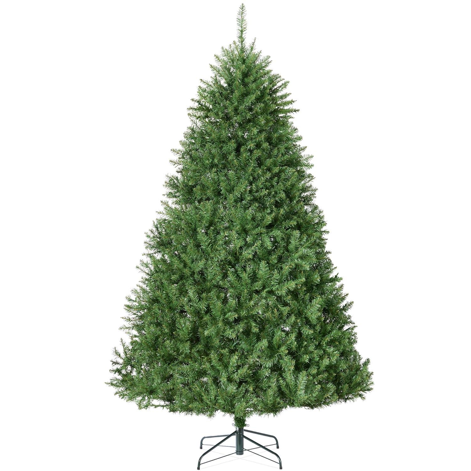 Best Choice Products 7.5ft Hinged Douglas Full Fir Artificial Christmas Tree Holiday Decoration w/ Foldable Metal Stand