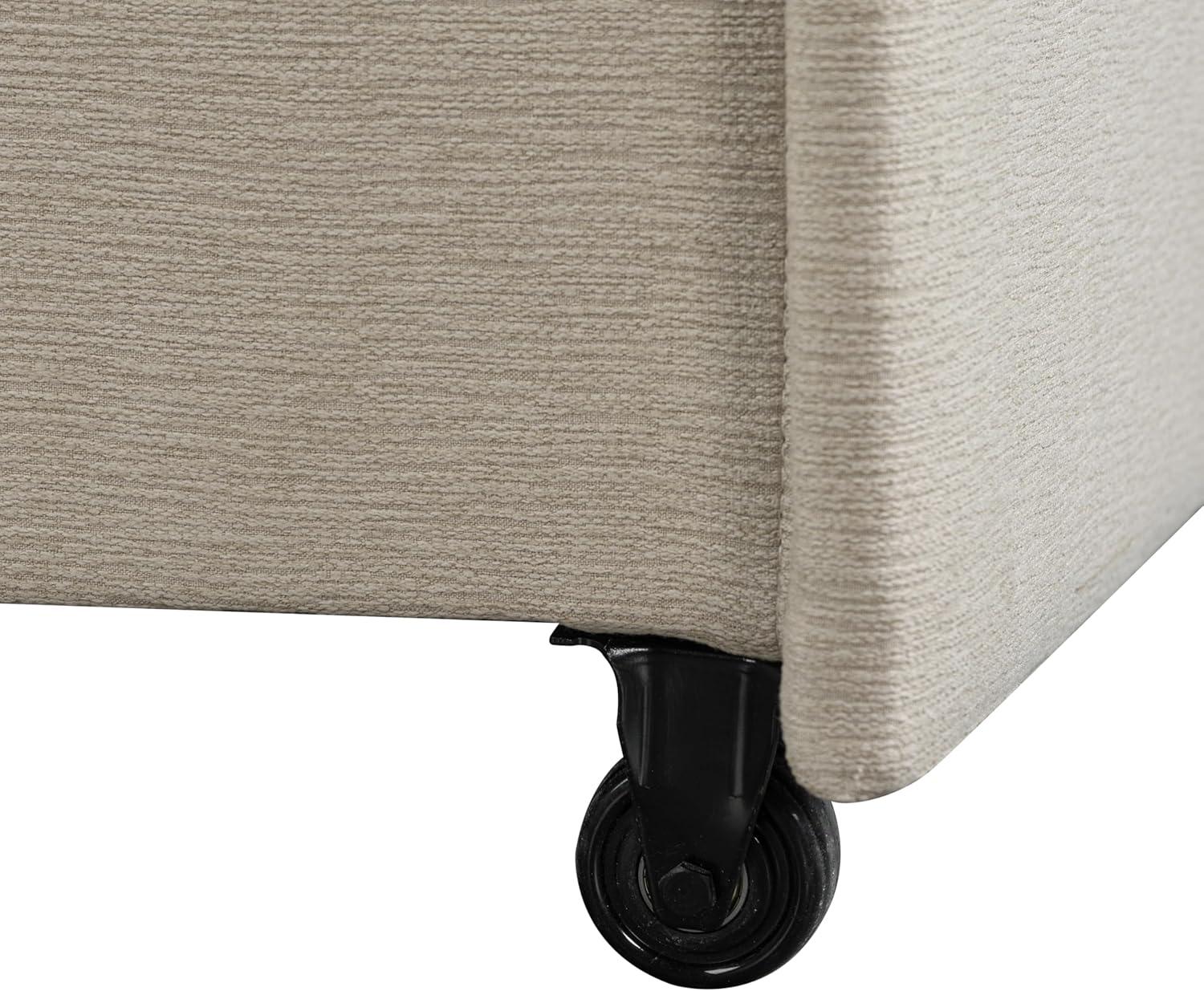 Serta Lowry 66.5" Full-Size Upholstered Convertible Sleeper Loveseat