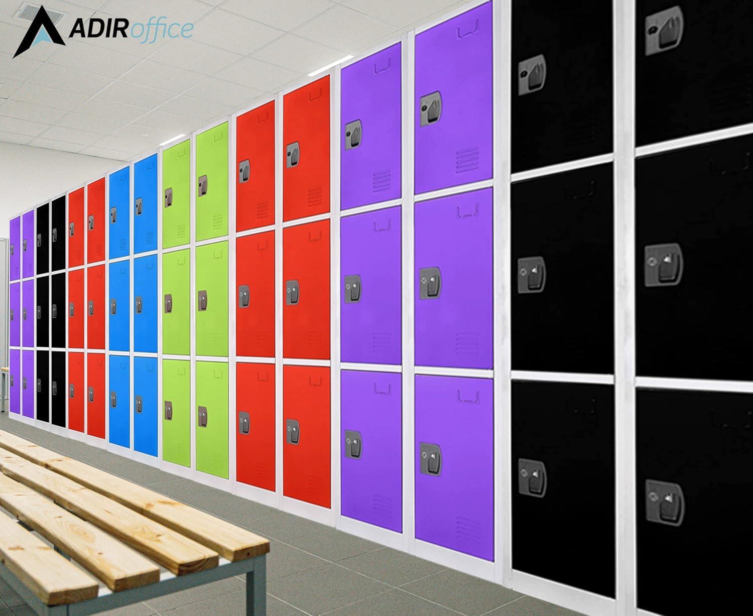 AdirOffice 3 - Tier 3 - Sections 12" Wide Storage Locker