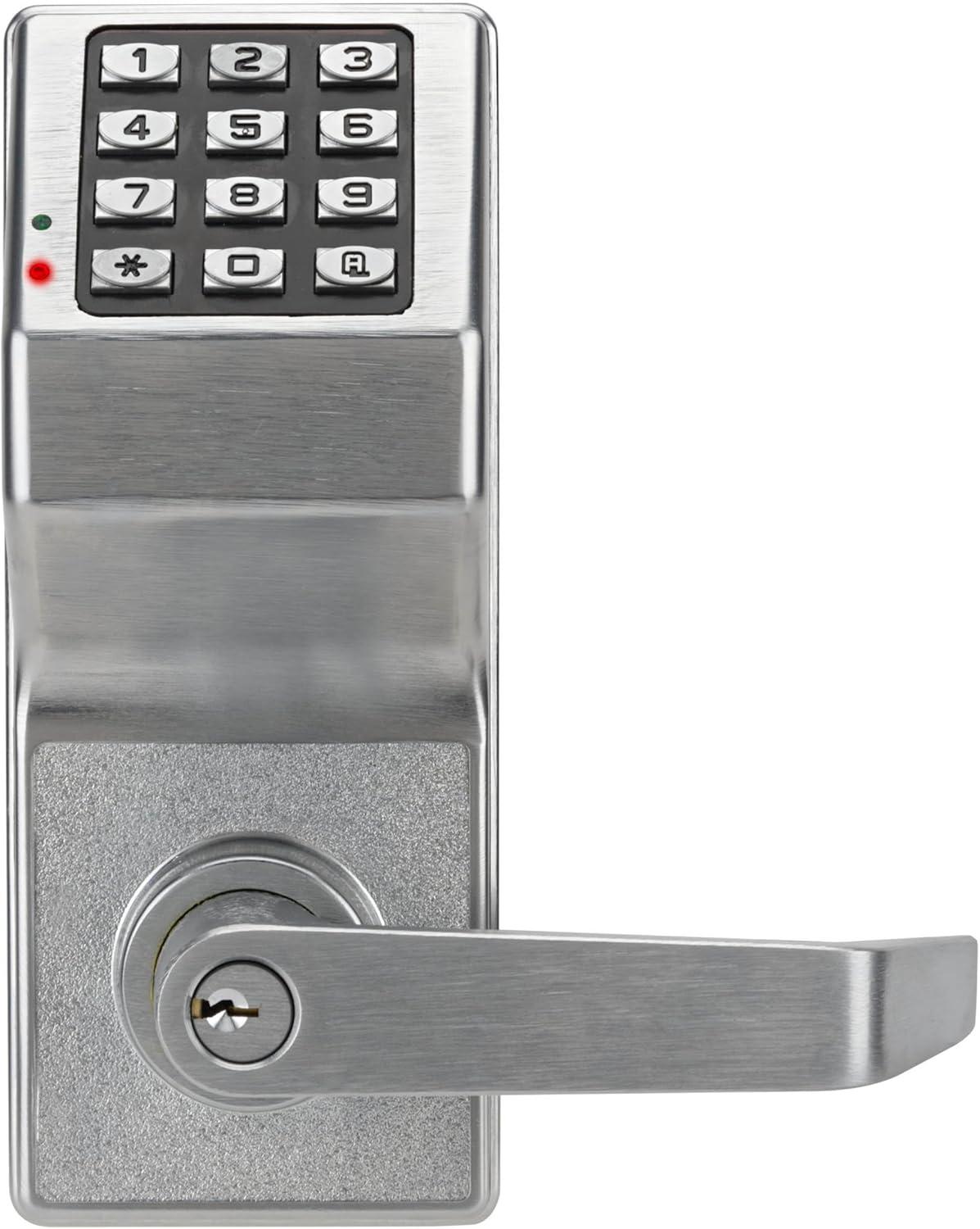 Trilogy Satin Chrome Keyless Entry Door Lever