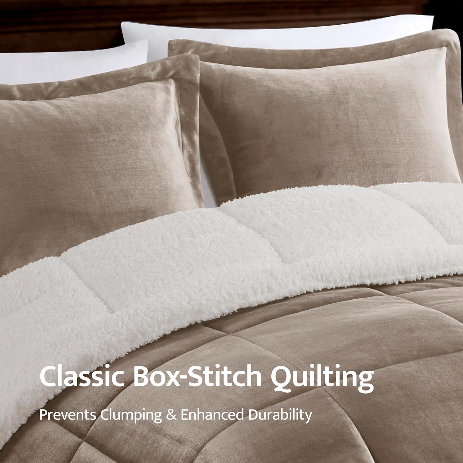 Woolrich Woolrich Alton Plush to Sherpa Down Alternative Comforter Set