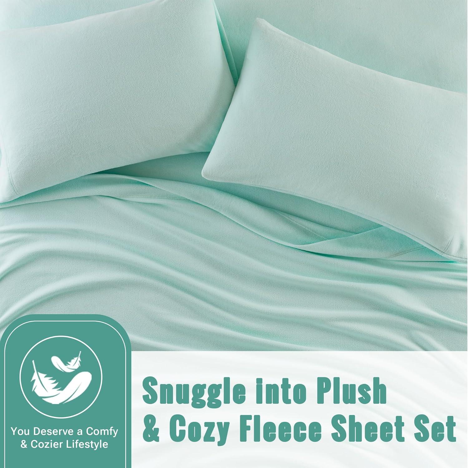 Madison Park Micro Fleece Sheet Set