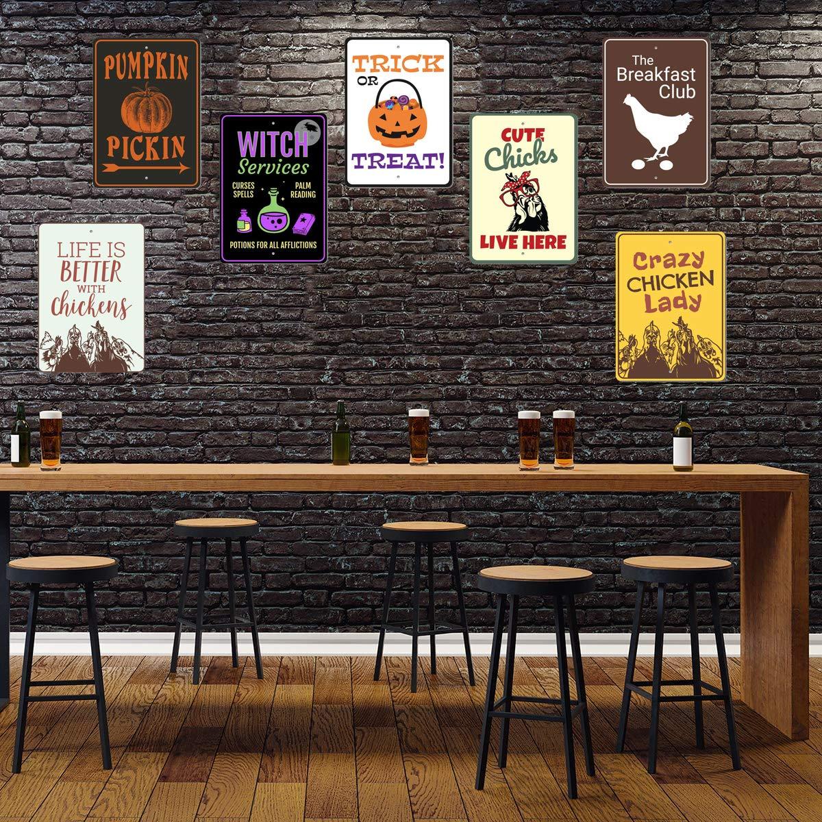 GCOCL Rainbow Trout Brook Trout Brown Trout Retro Metal Decor Wall Plaque Vintage Tin Sign for House Cafe Club Home Or Bar