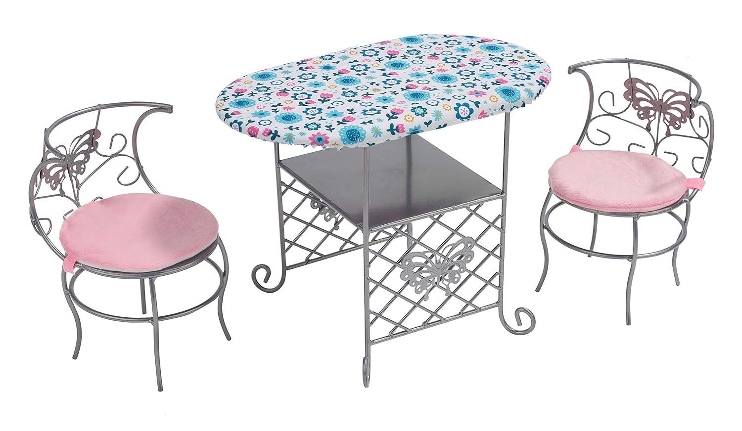 Badger Basket Tea Time Doll Table and Chair Set with Accessories