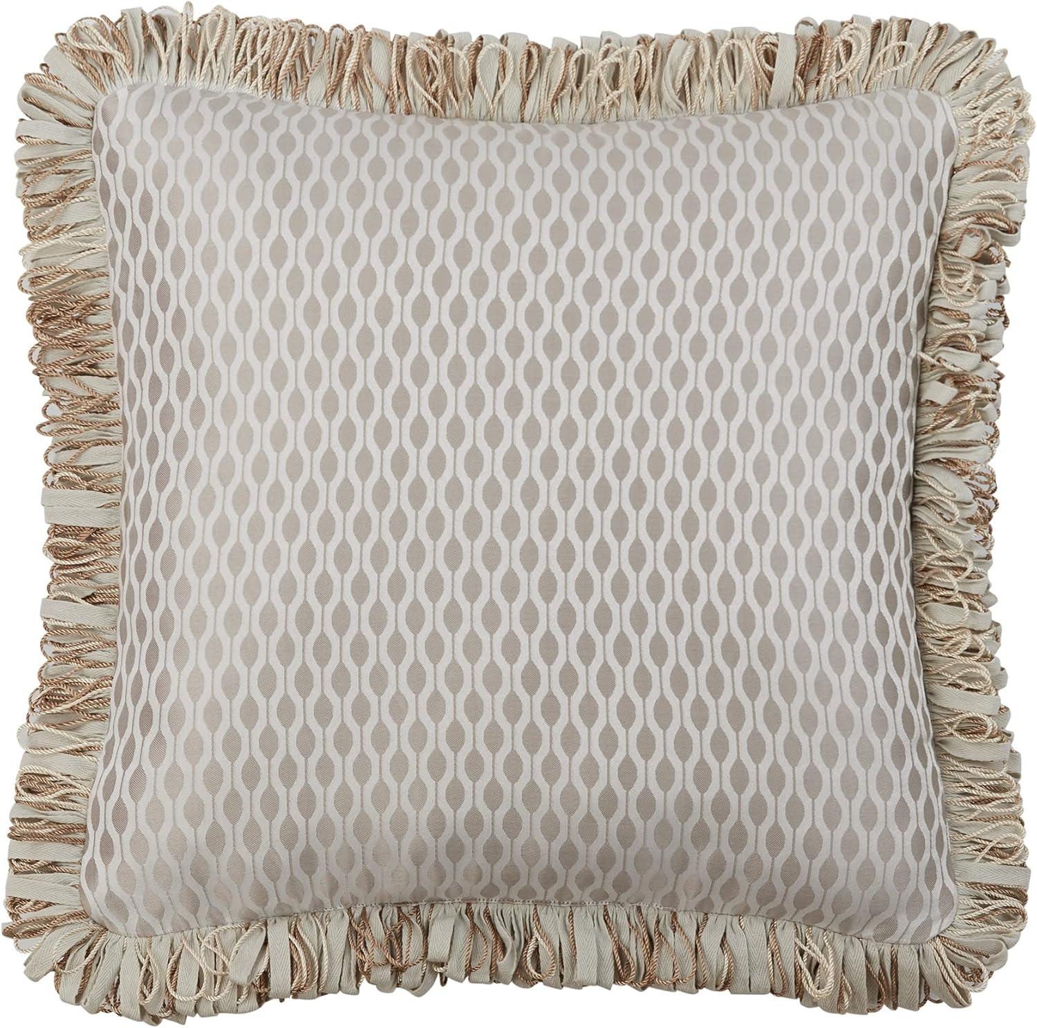 Jonet Fringe Reversible Throw Pillow