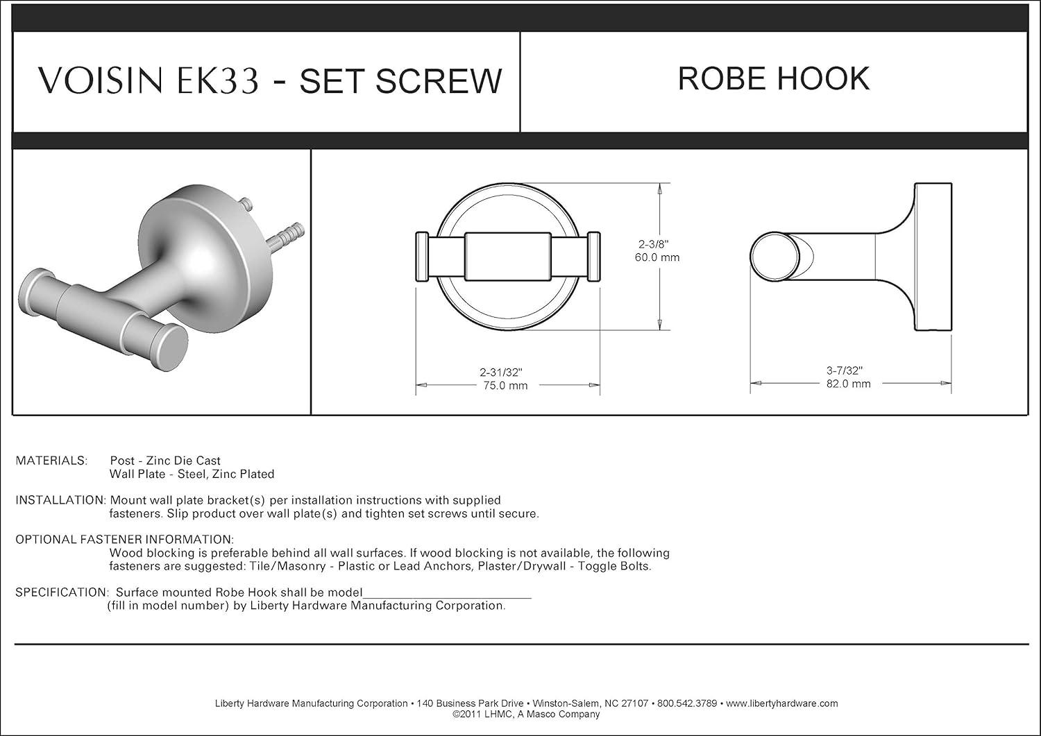 Maxted Multi-Purpose Wall Mounted Robe Hook