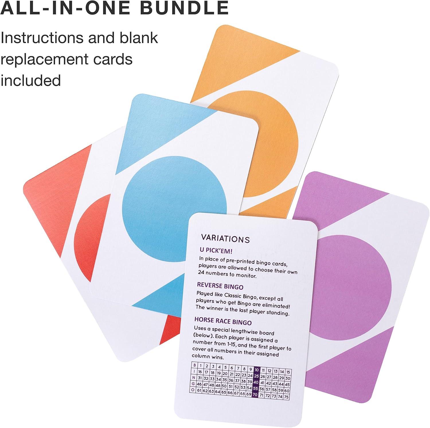 Bingo Royale Bundle: 1,000 Chips, 100 Cards, Jumbo Number Calling Cards