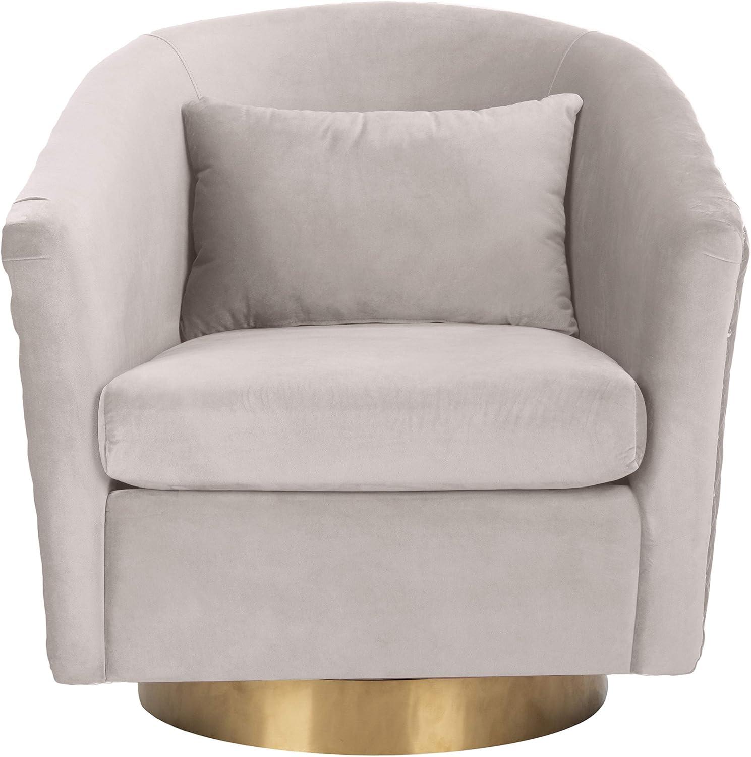 Skye Upholstered Swivel Barrel Chair