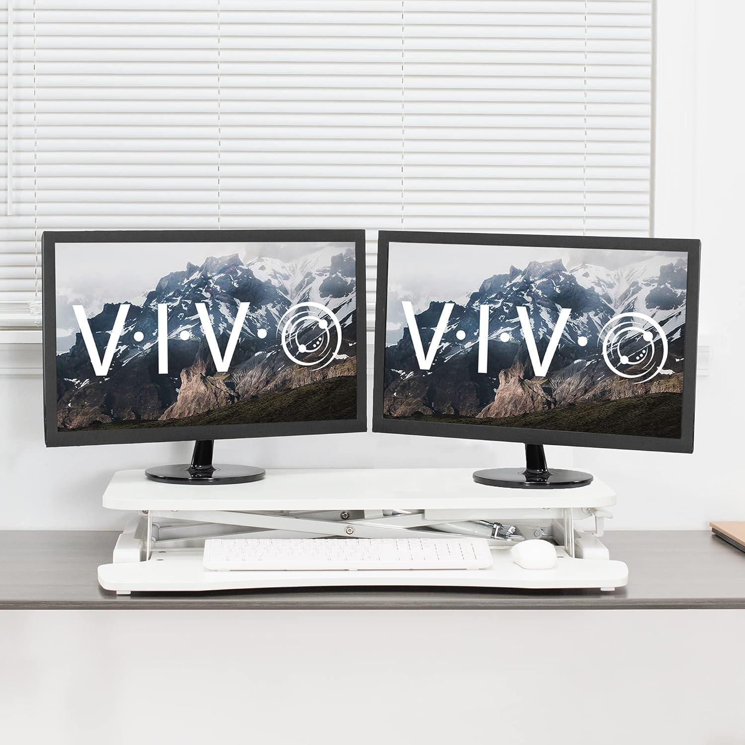 VIVO Height Adjustable Standing Desk Converter (DESK-V000K series)